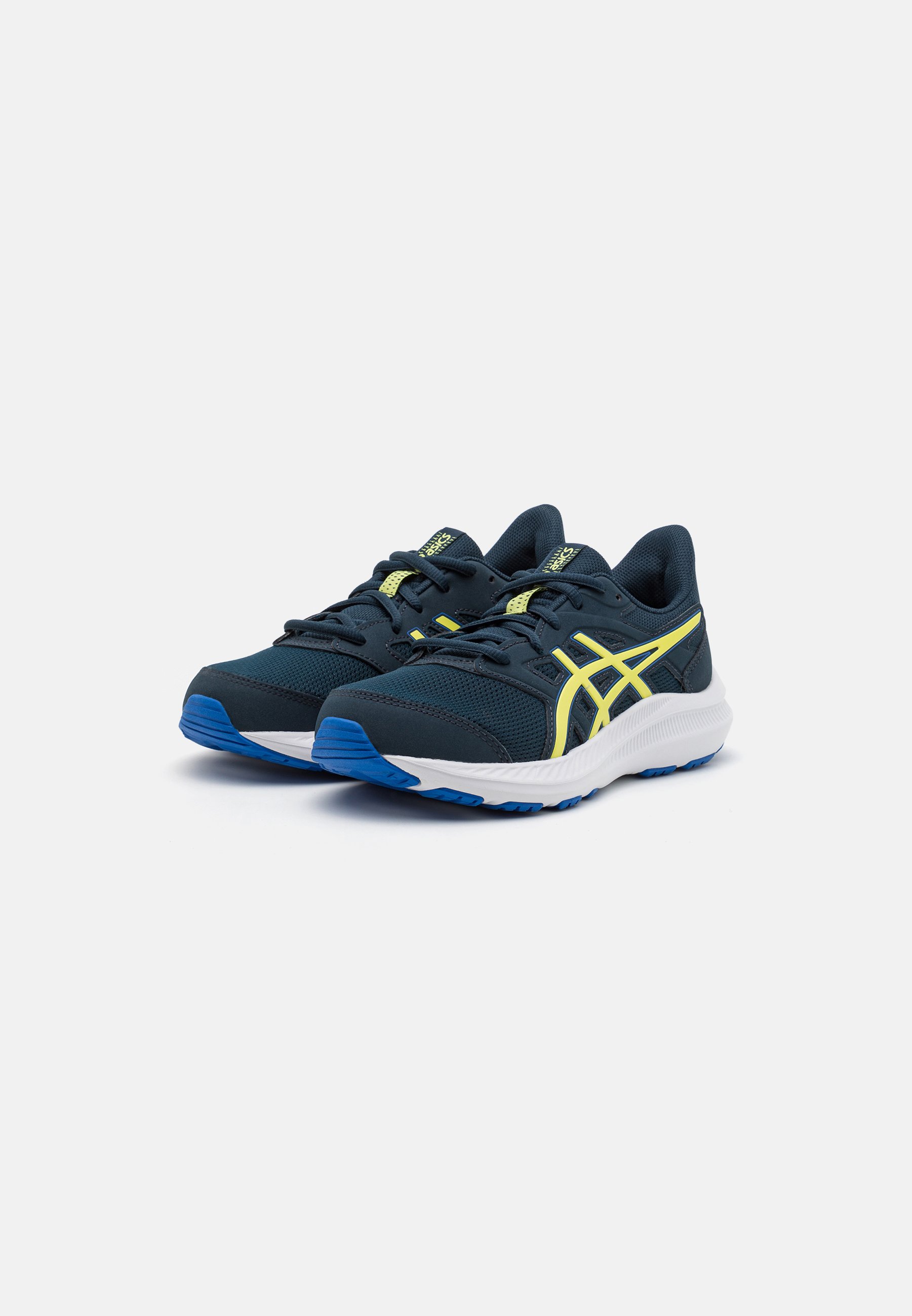 ASICS JOLT 4 UNISEX - Neutral running shoes - french blue/glow yellow/blue