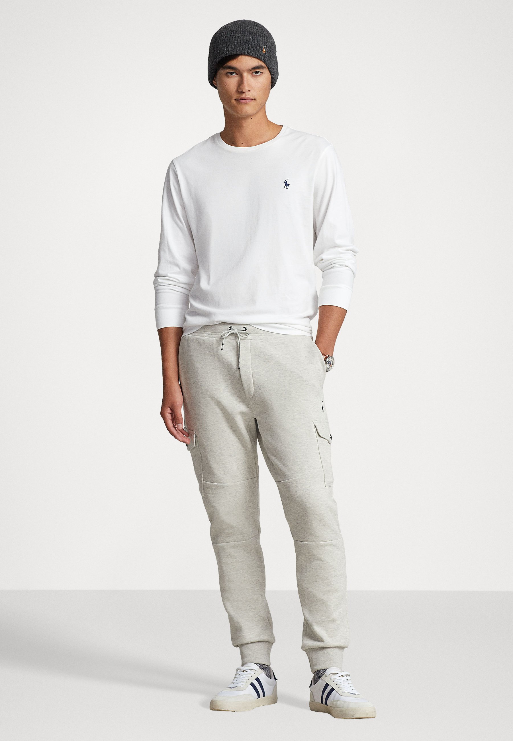 Polo Ralph Lauren Cargo trousers - light grey/grey
