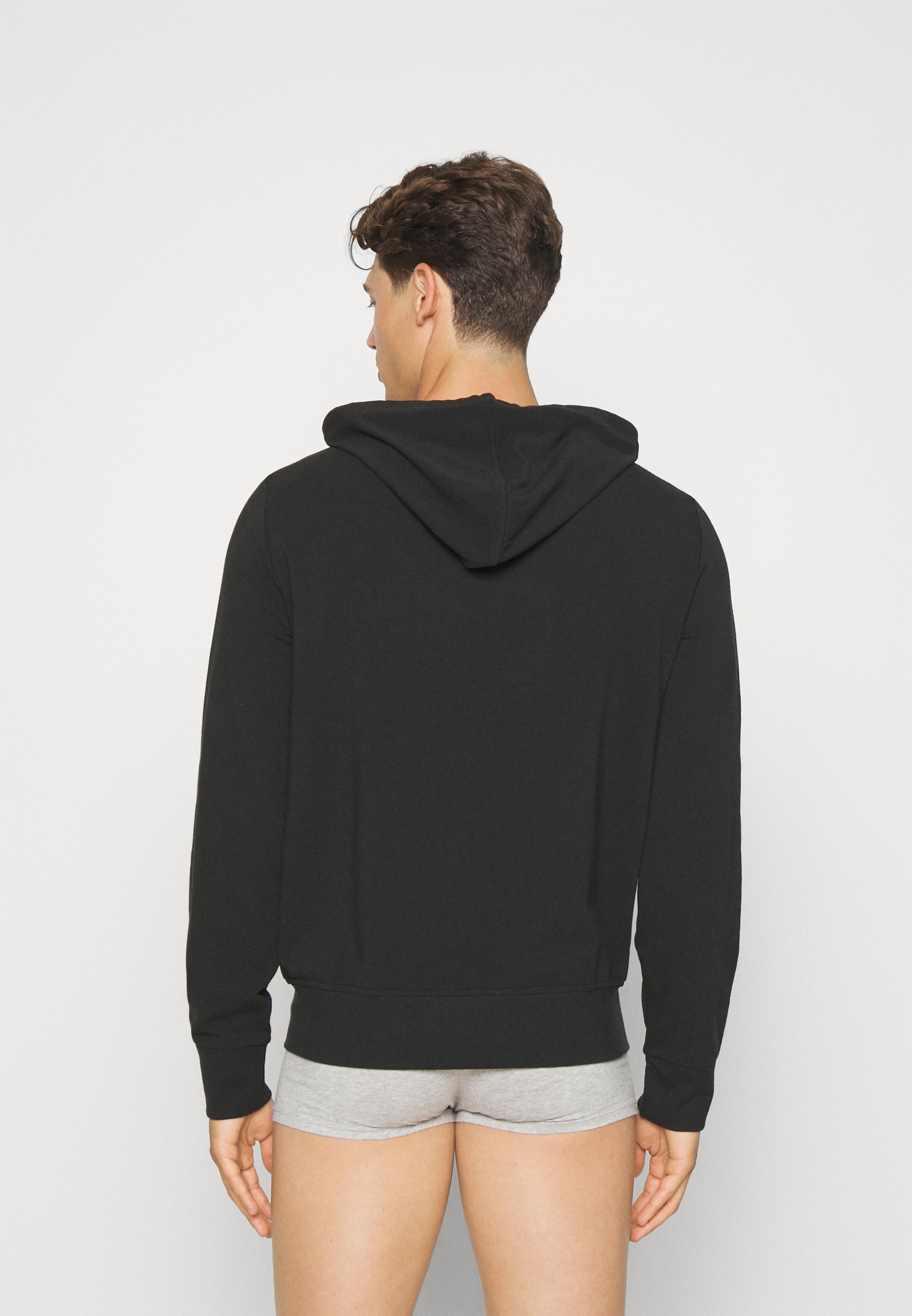Polo Ralph Lauren HOODIE SLEEP - Pyjama top - black/dark blue