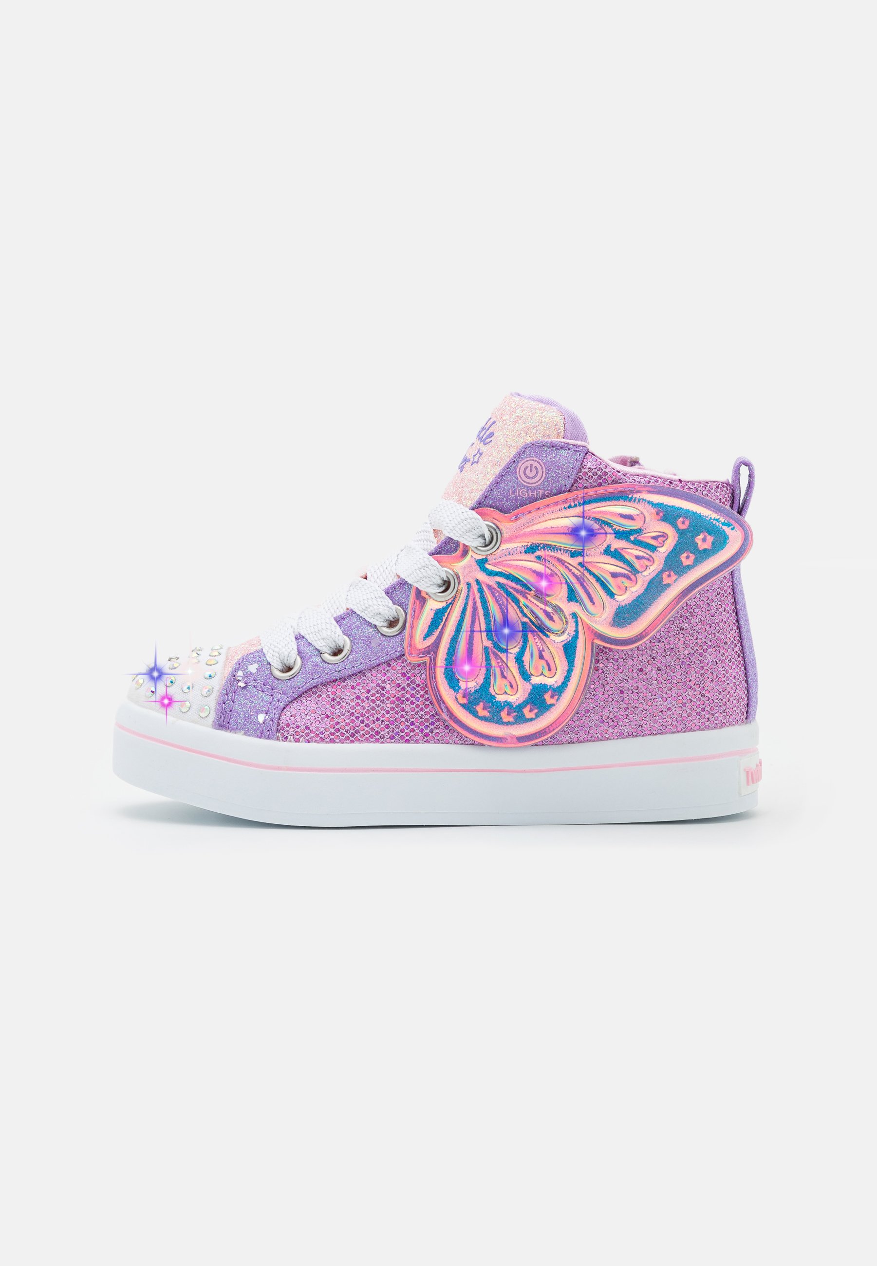 Skechers TWI-LITES 2.0 - High-top trainers - lavender/multi-coloured/light pink/lilac