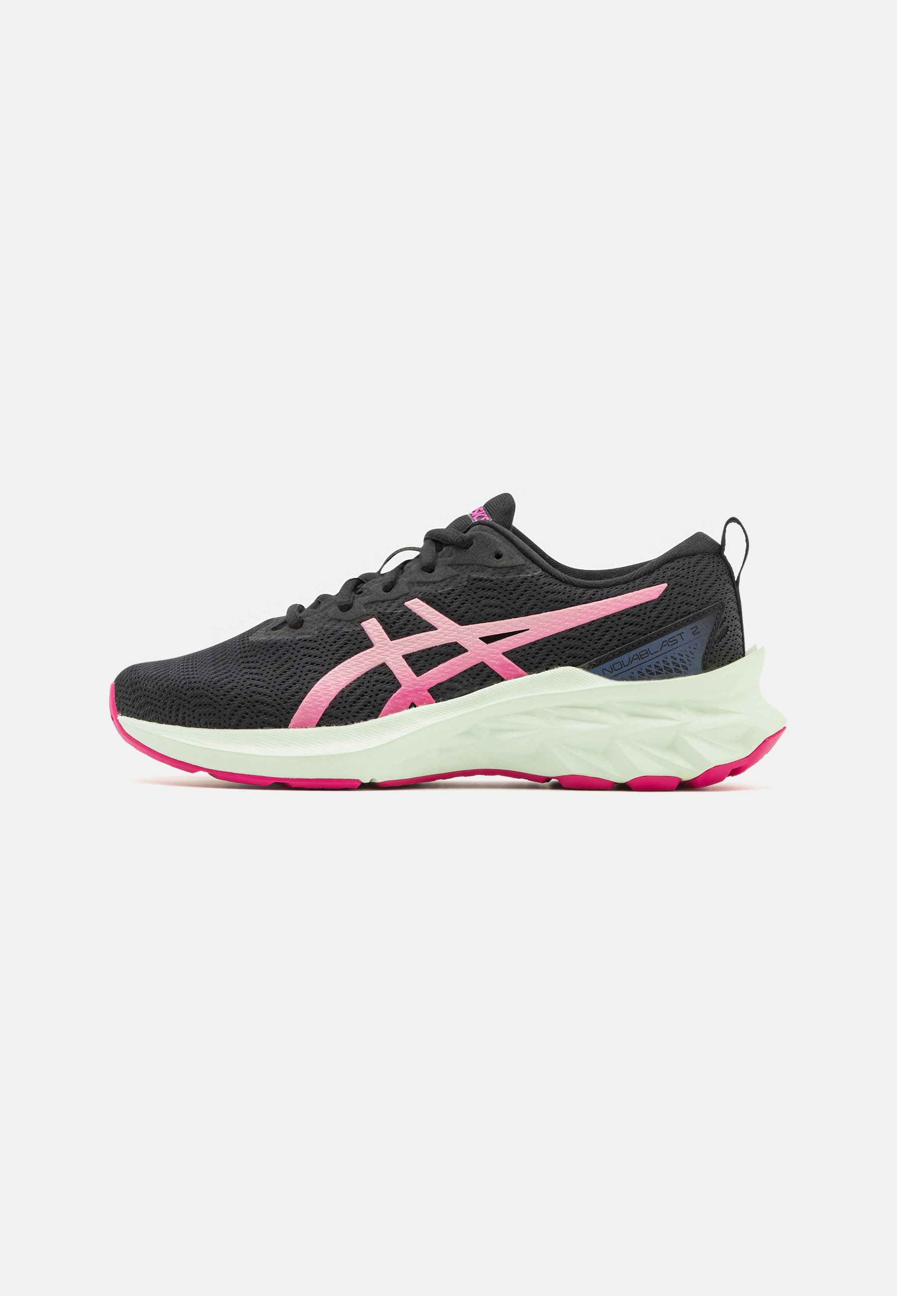 ASICS NOVABLAST 2 UNISEX - Competition running shoes - black/fruit punch/black