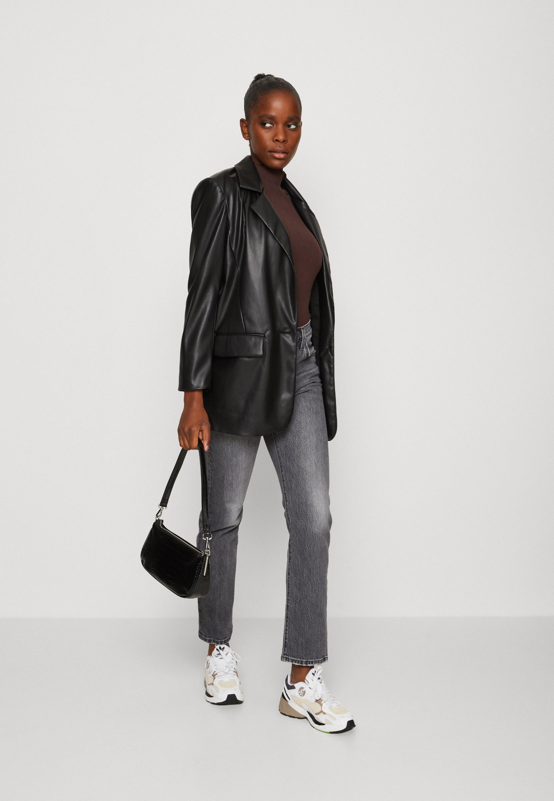 Levi's® FLORA MOCKNECK - Long sleeved top - chocolate plum/brown