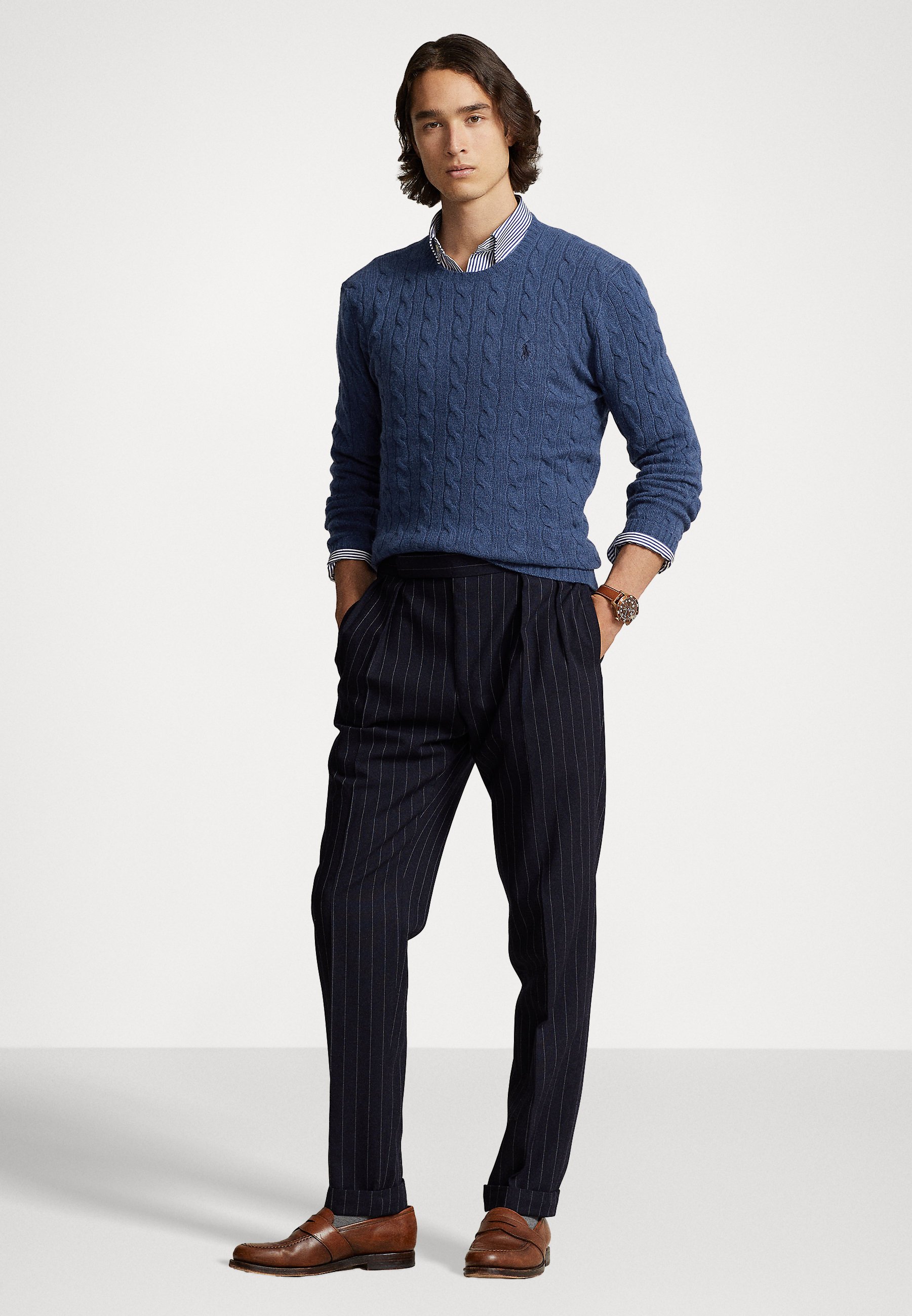 Polo Ralph Lauren Jumper - rustic navy heather/blue