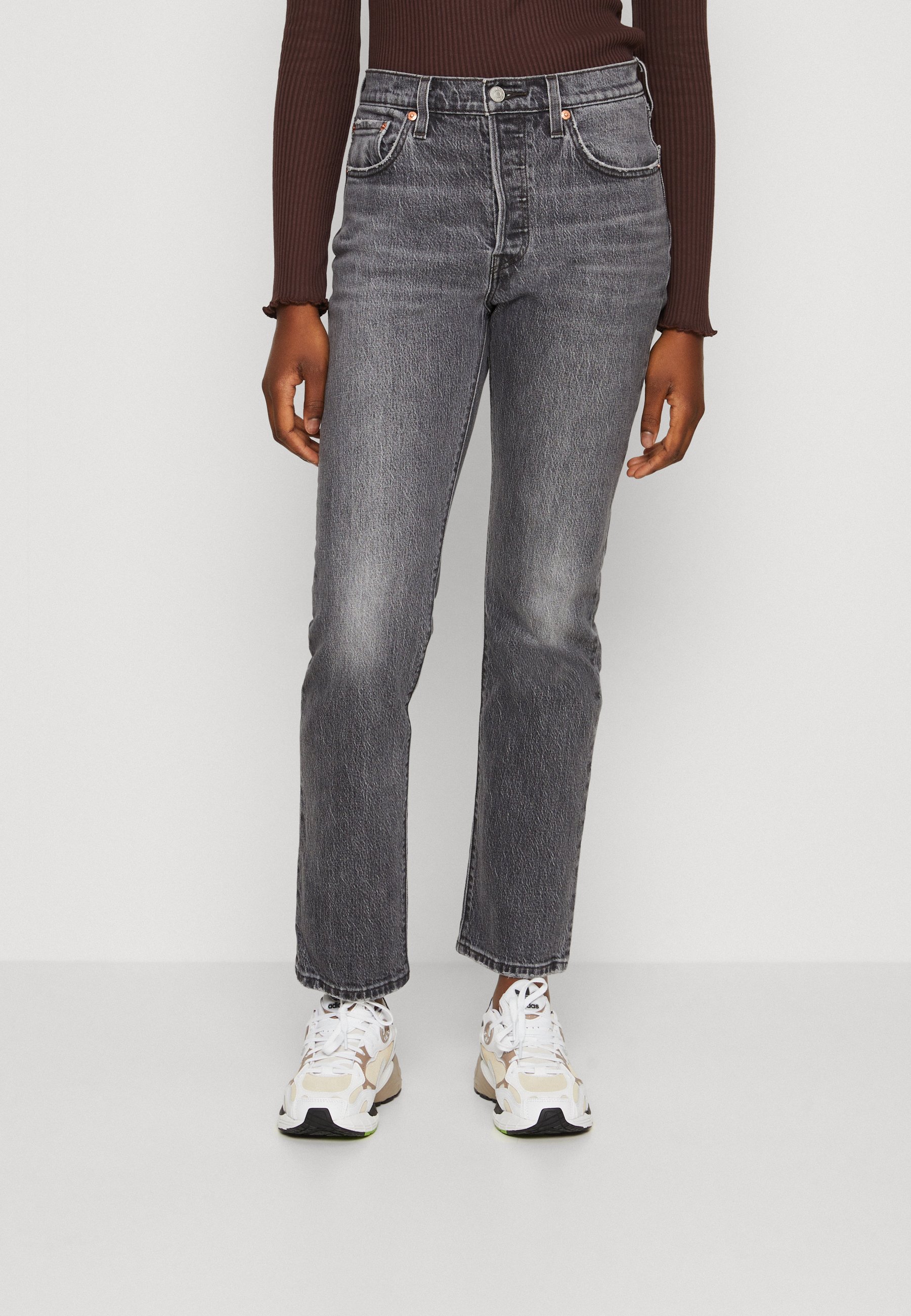 Levi's® 501® JEANS FOR WOMEN - Straight leg jeans - swan island/grey denim