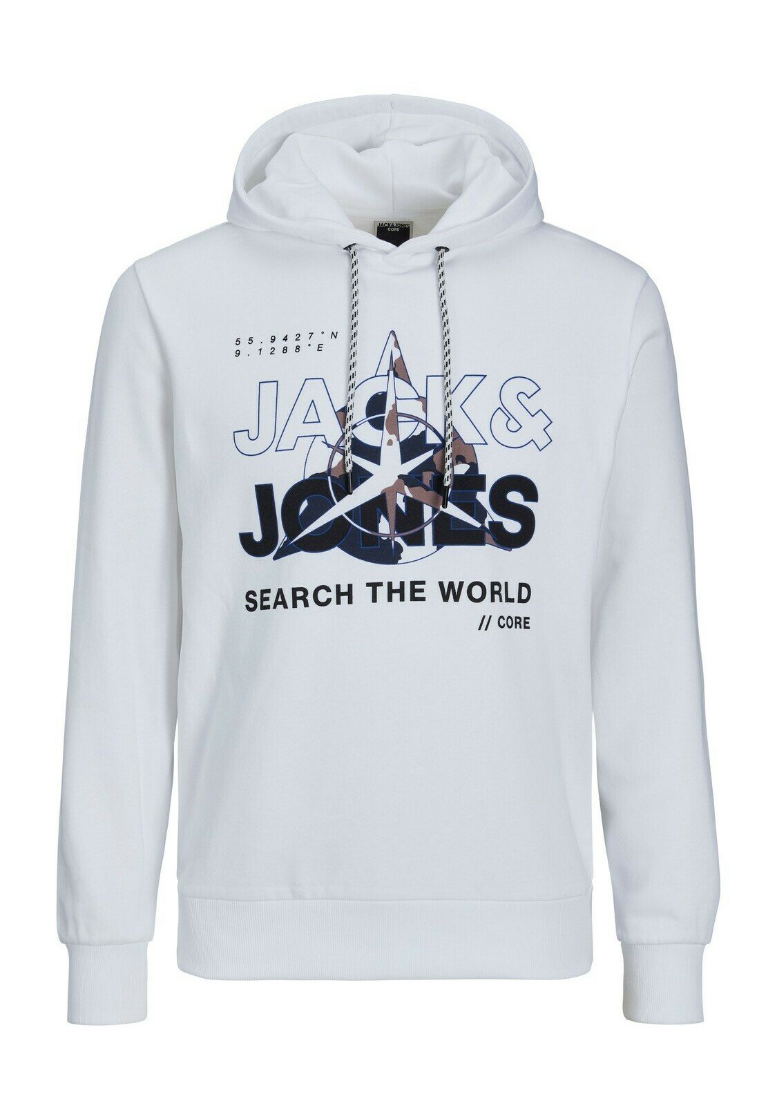 Jack &Jones JCOHUNT - Hoodie - white