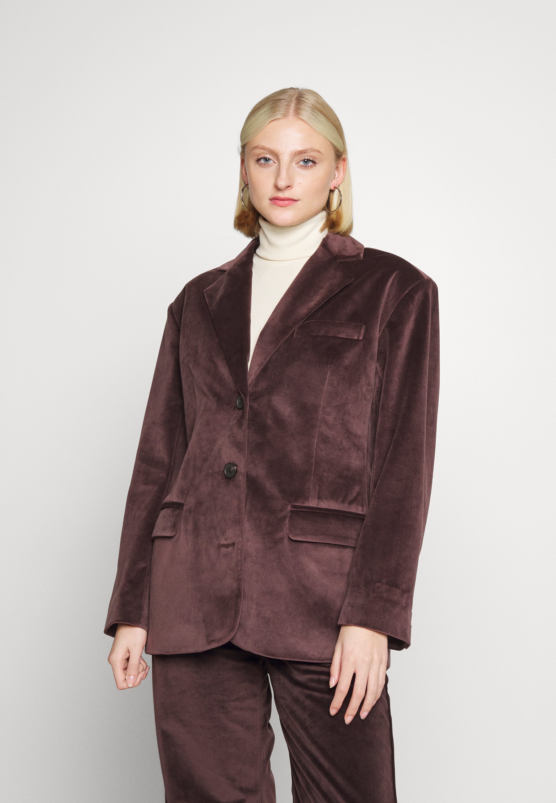 Levi's® DRAMA CLUB - Blazer - chocolate plum/brown