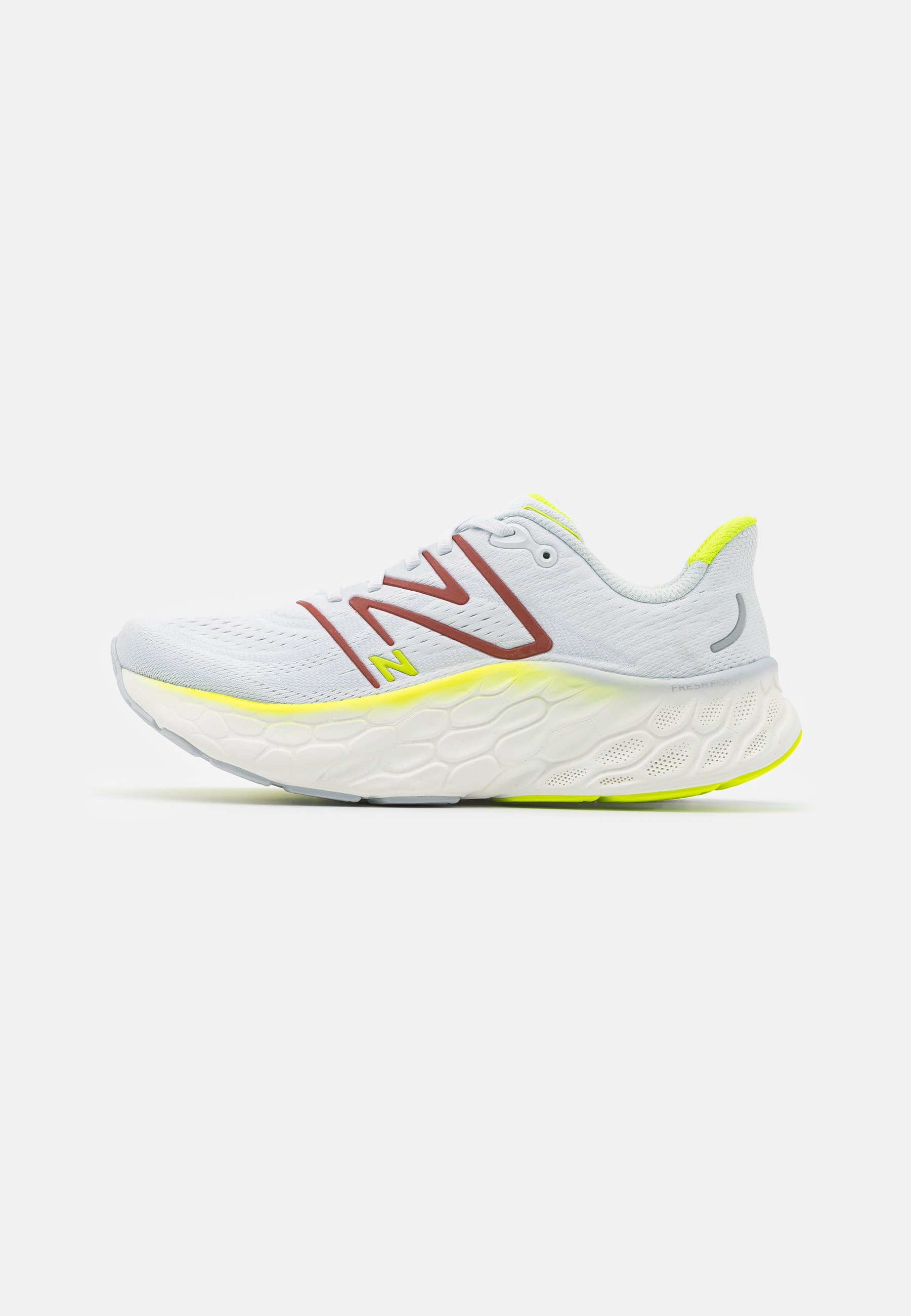 NB FRESH FOAM X MORE V4 - Neutral running shoes - quartz grey/orange