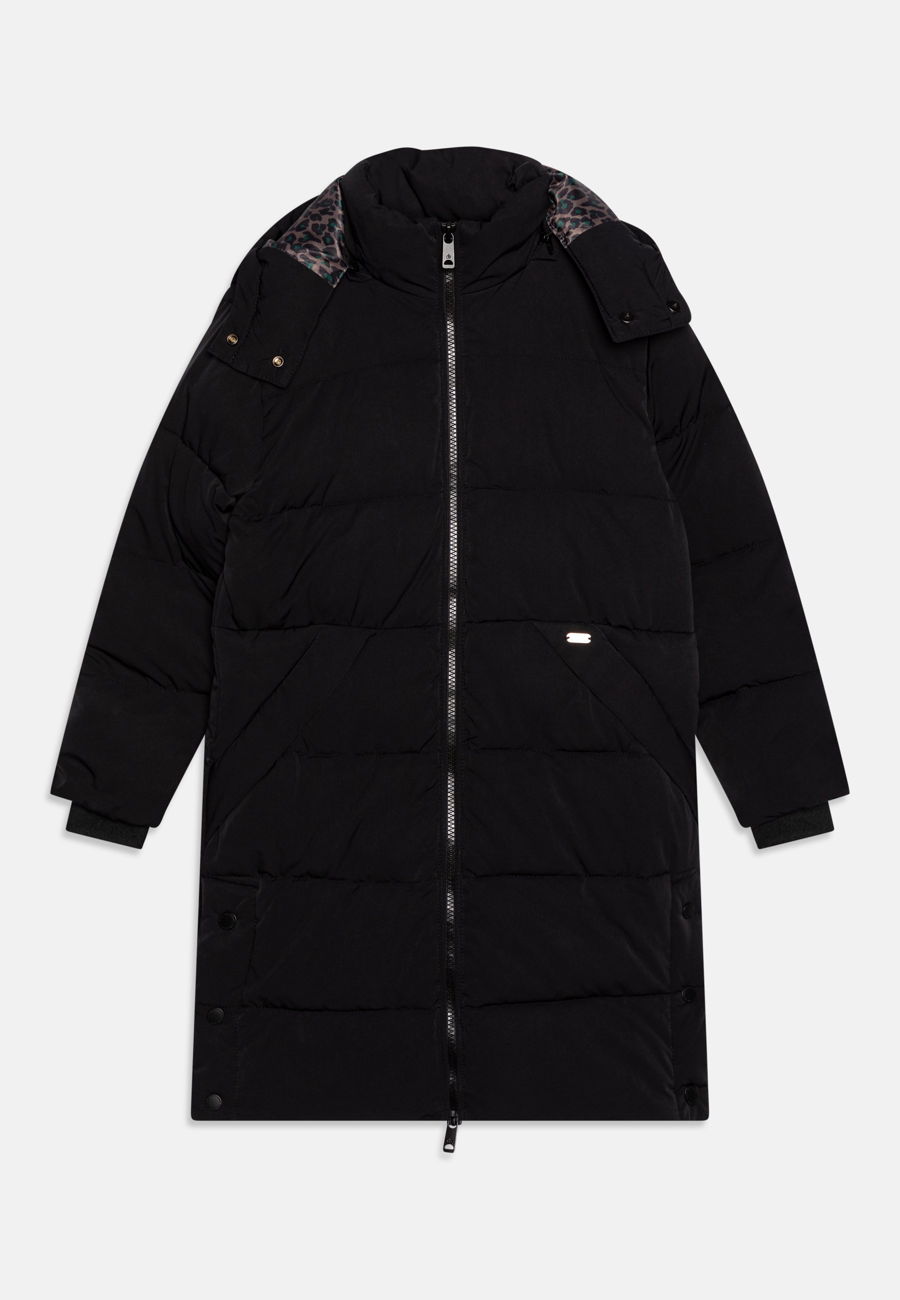 Scotch & Soda LONGER LENGTH PUFFER COAT - Winter coat - black
