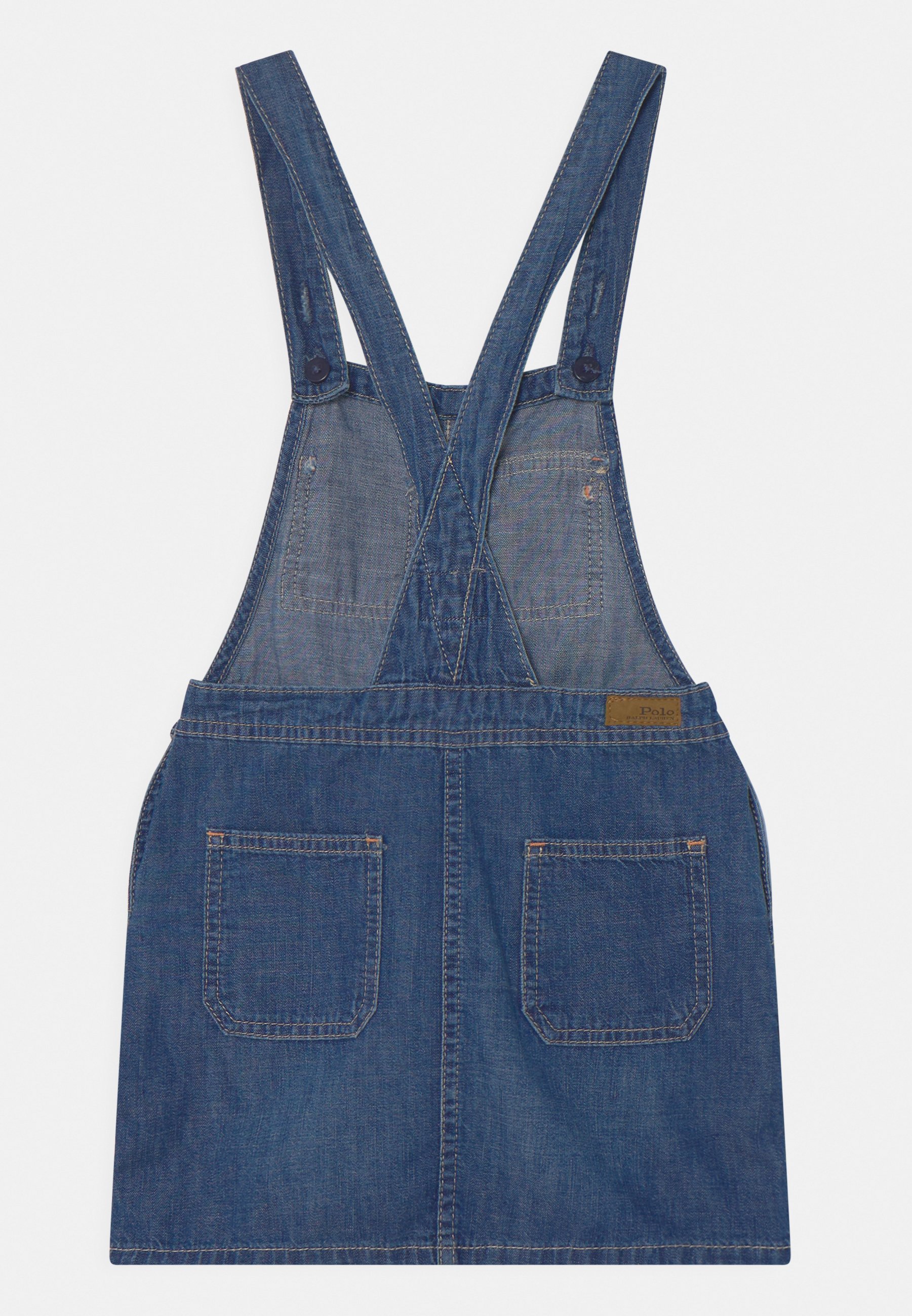 Polo Ralph Lauren OVERALL DAY DRESS - Denim dress - blue