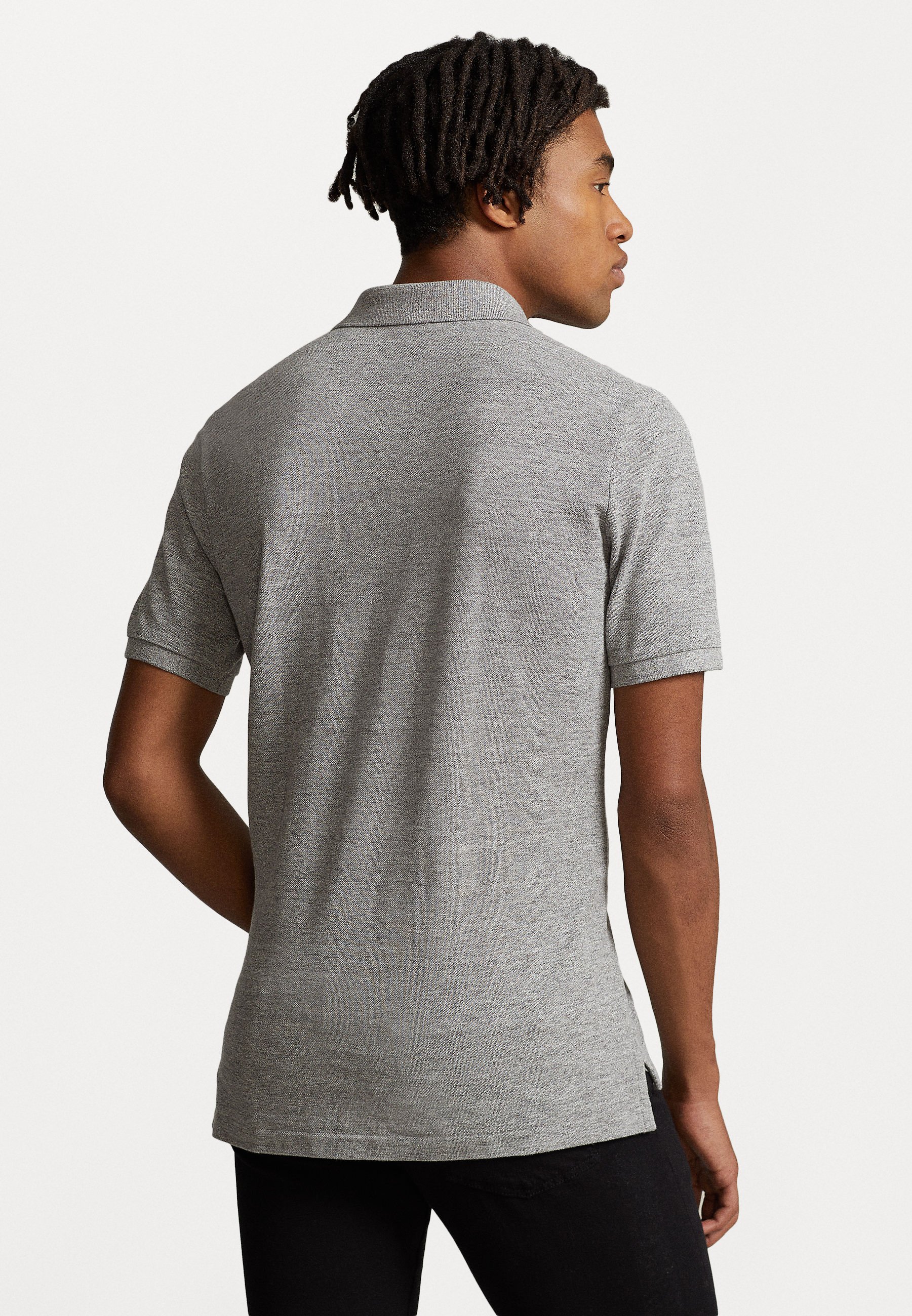 Polo Ralph Lauren SLIM FIT - Polo shirt - canterbury heather/light grey
