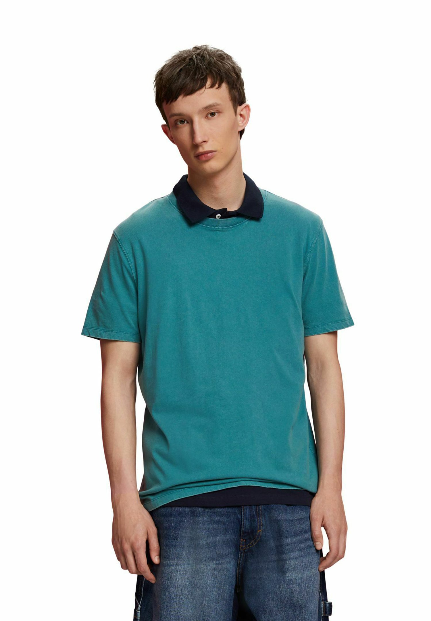 Esprit Basic T-shirt - teal blue/teal