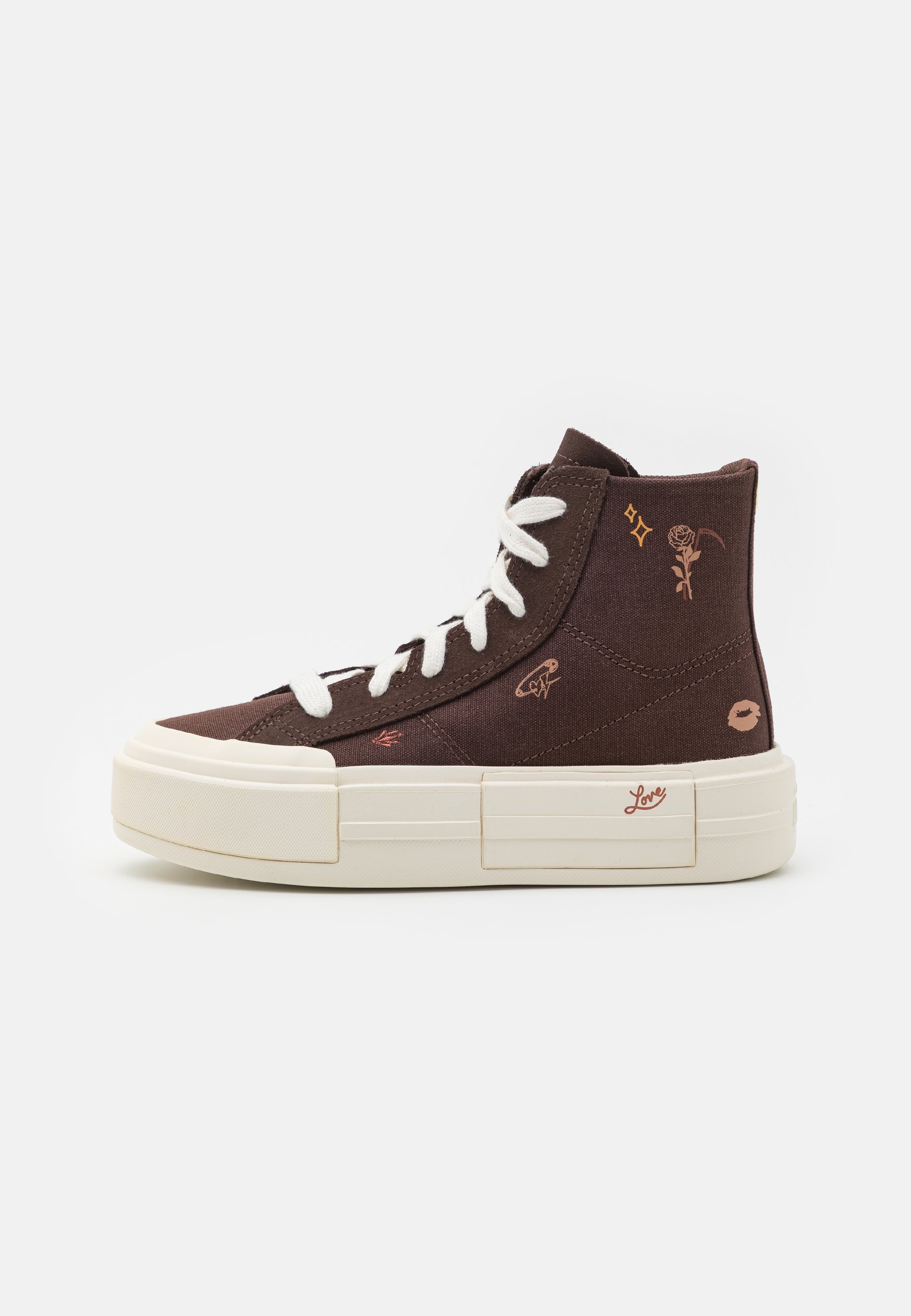 Converse CHUCK TAYLOR ALL STAR CRUISE - High-top trainers - dark root/egret/dark brown