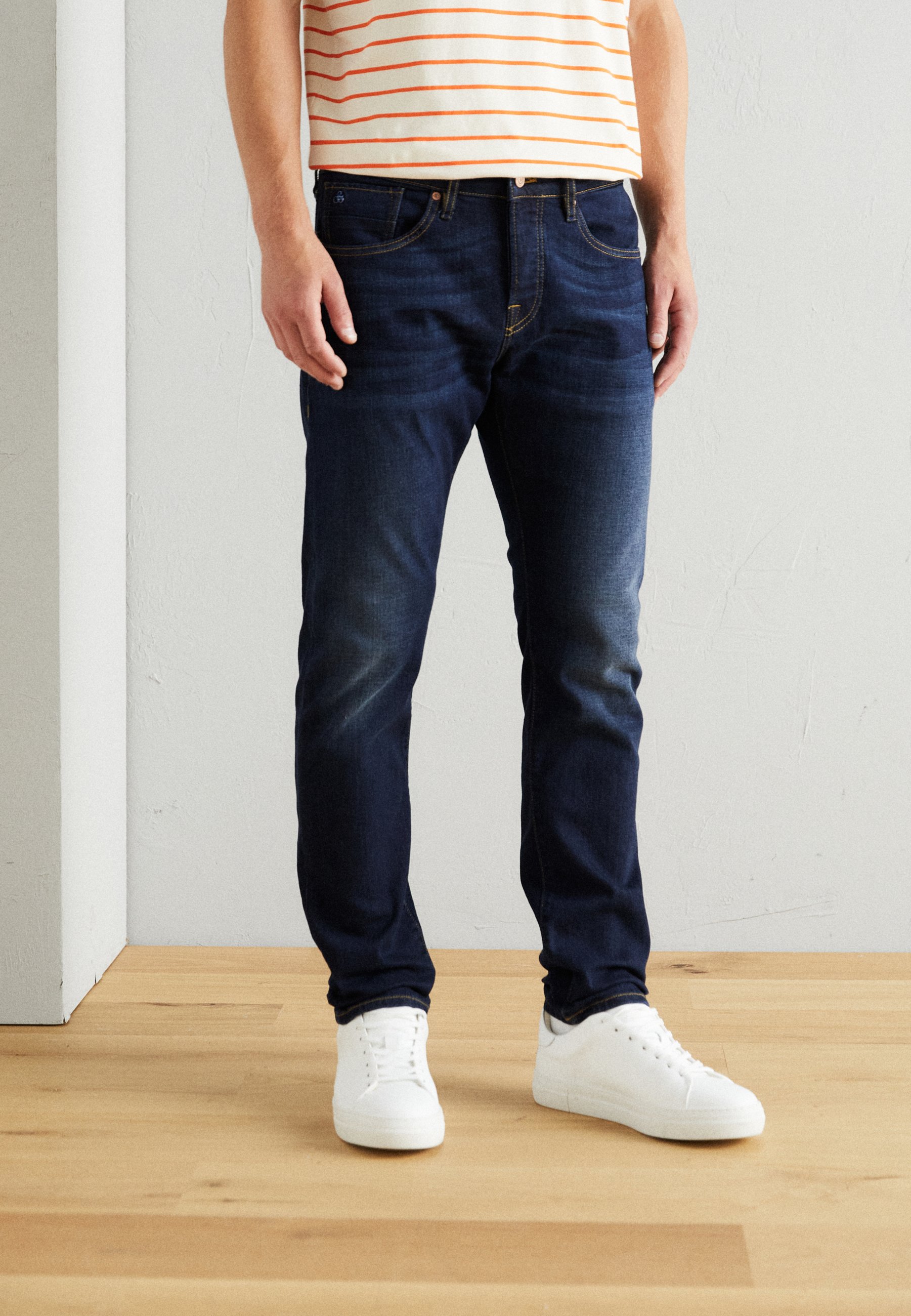 Scotch & Soda RALSTON REGULAR BEATEN BACK - Slim fit jeans - dark blue denim/dark-blue denim