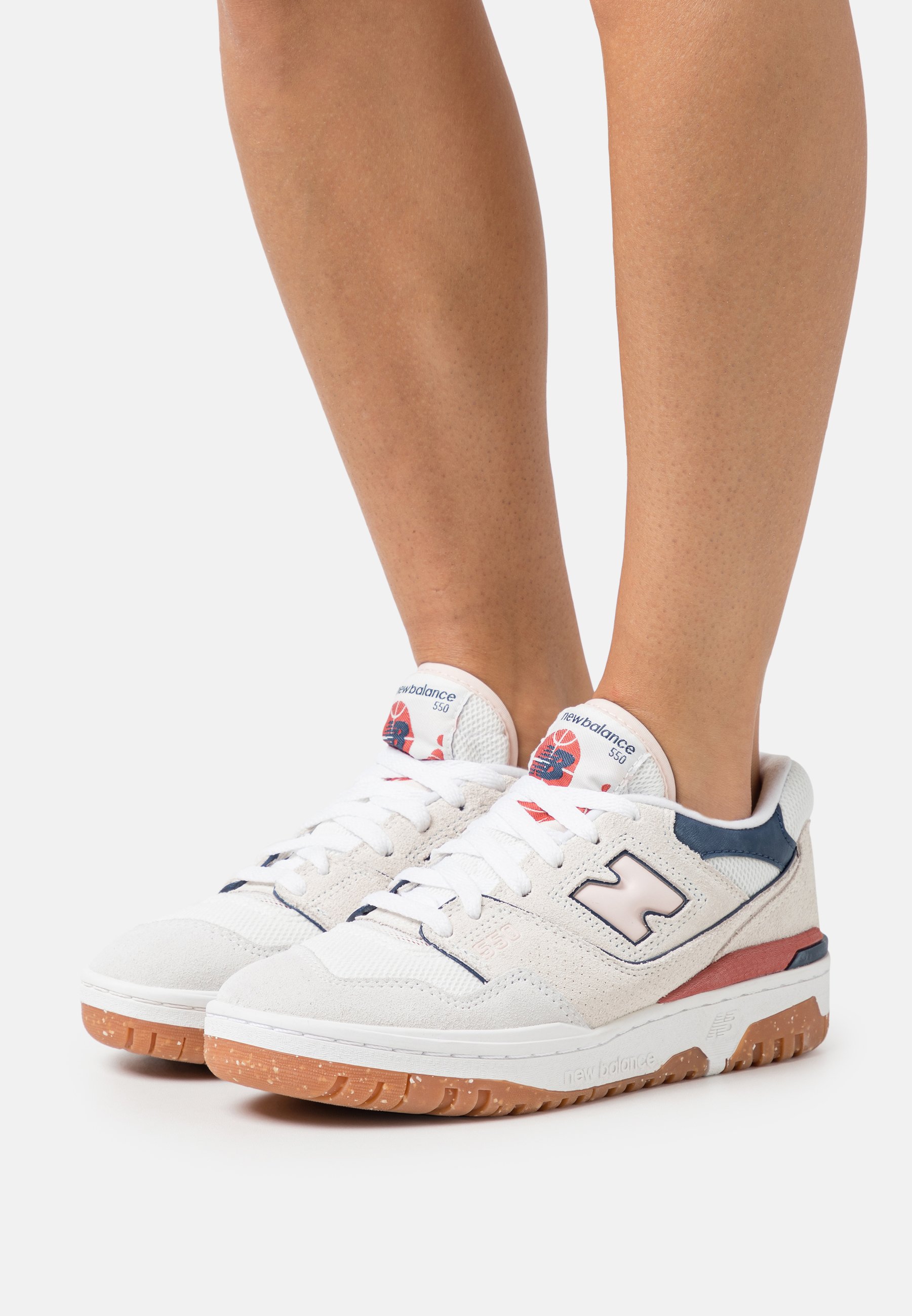 NB BBW550 - Trainers - off white/pink/off-white