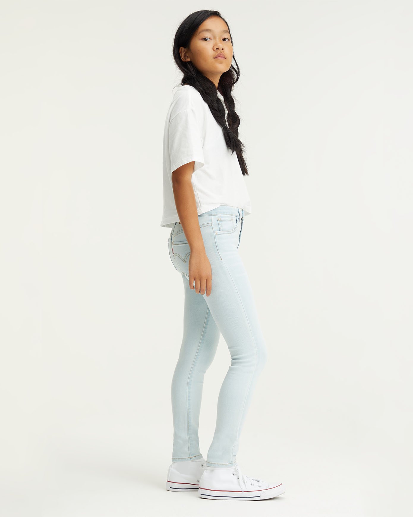 Levi's® 720 HIGH RISE - Jeans Skinny Fit - bleached denim