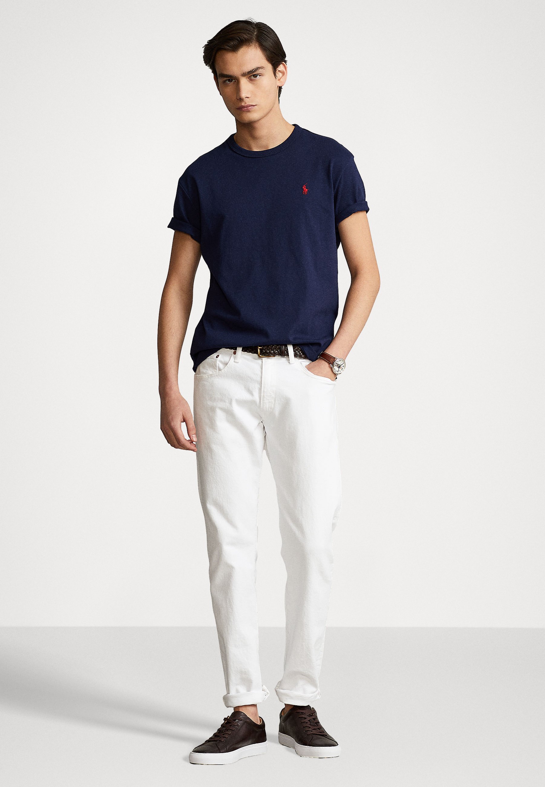 Polo Ralph Lauren SHORT SLEEVE - Basic T-shirt - newport navy/dark blue