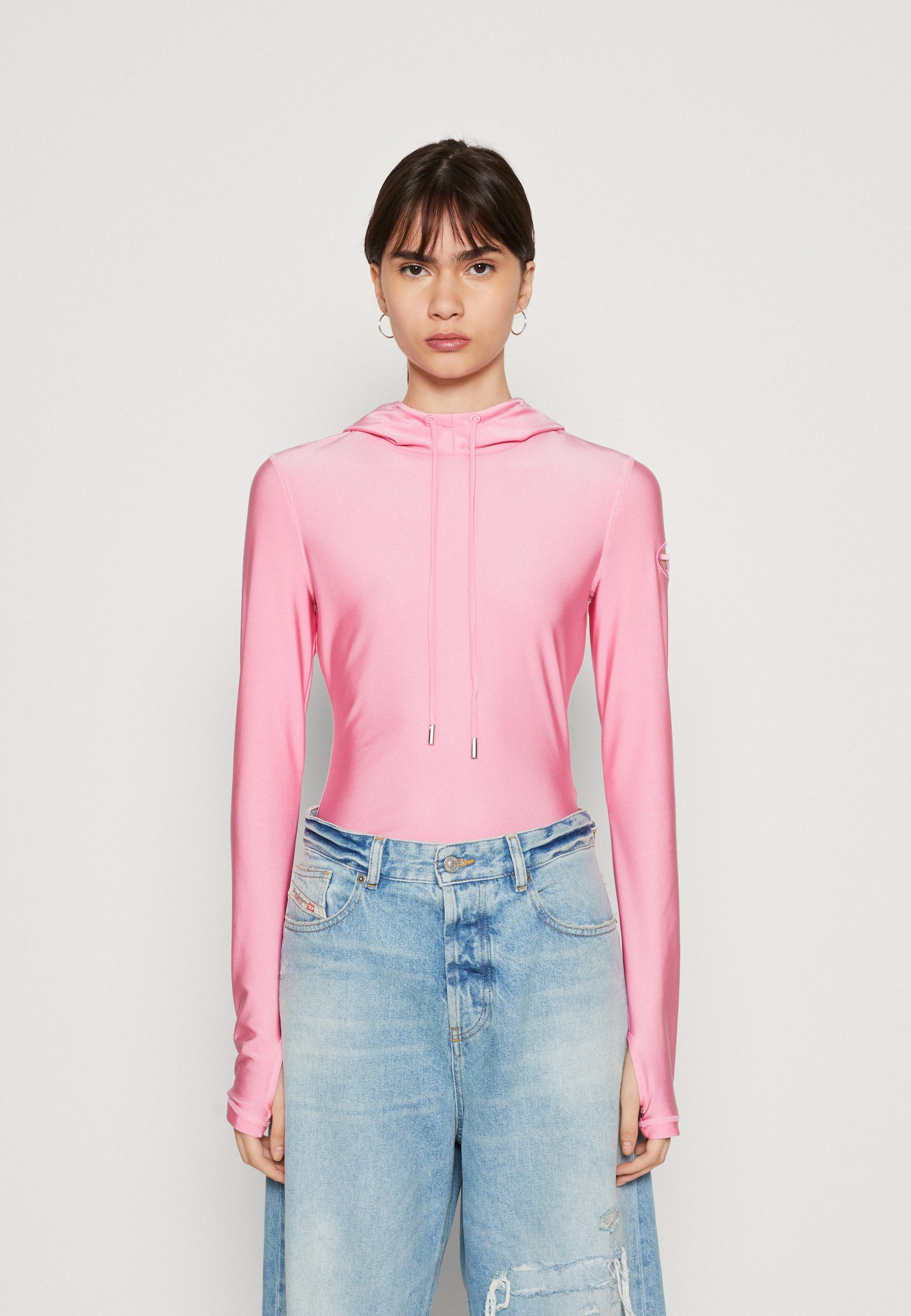 Diesel T-METAL - Long sleeved top - pink