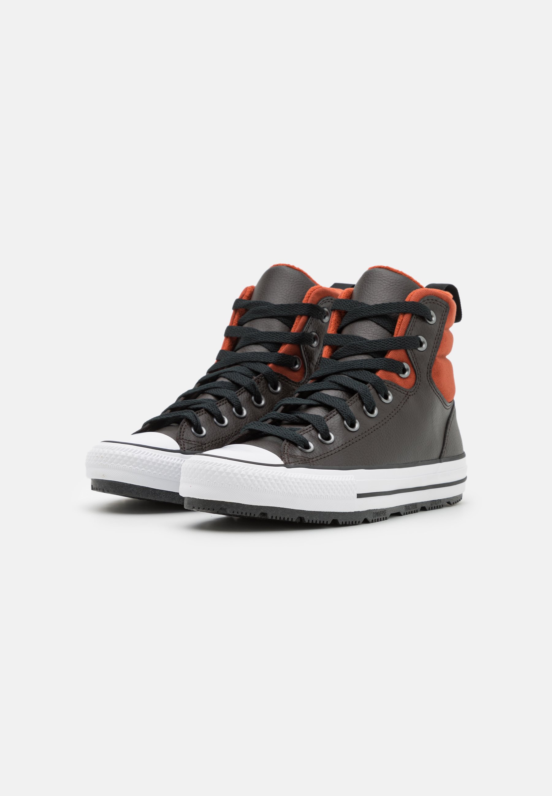 Converse CHUCK TAYLOR ALL STAR WATER RESISTANT BERKSHIRE UNISEX - High-top trainers - velvet brown/rugged orange/brown