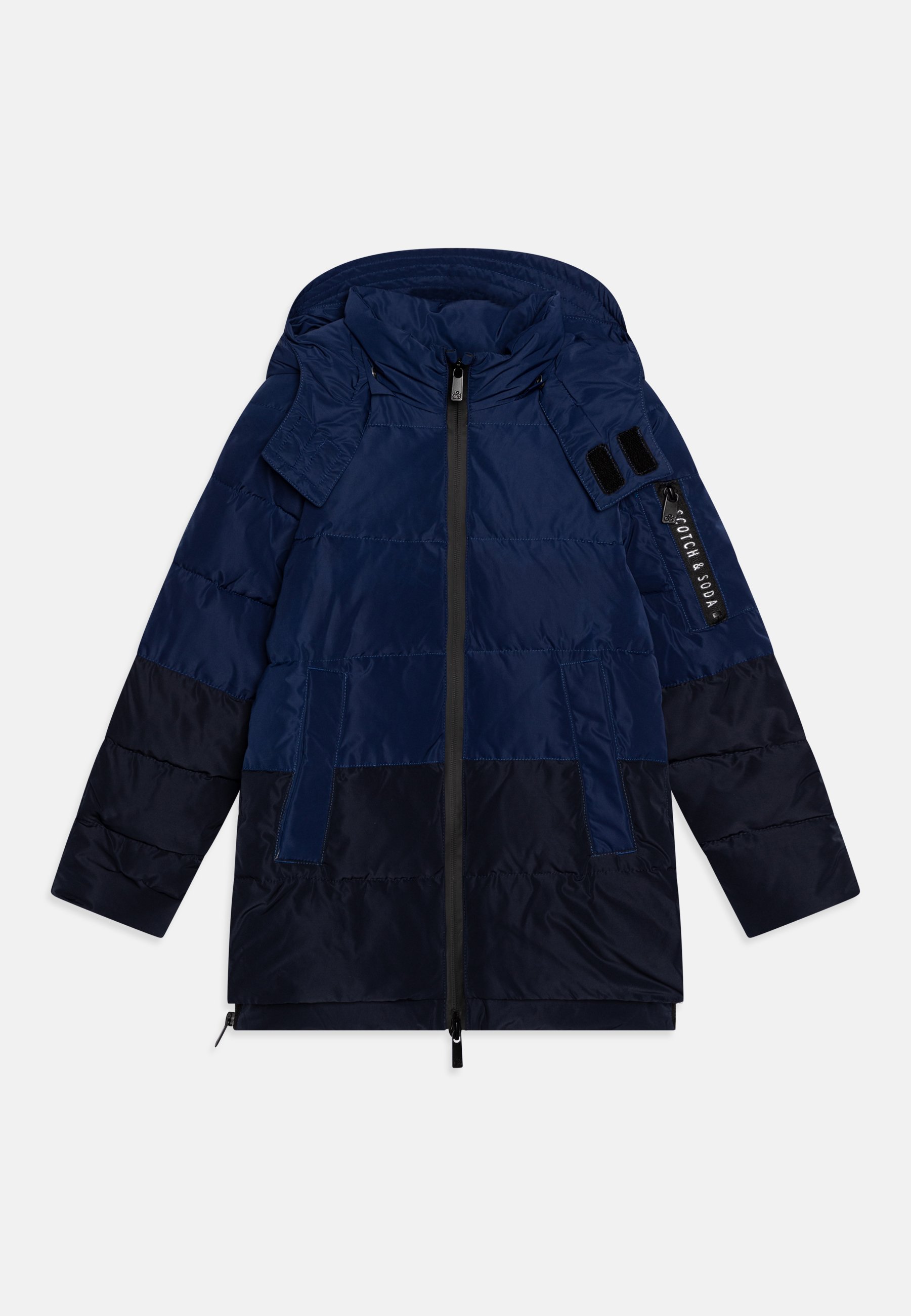 Scotch & Soda MID LENGTH WATER REPELLENT PADDED JACKET - Winter coat - navy/dark blue