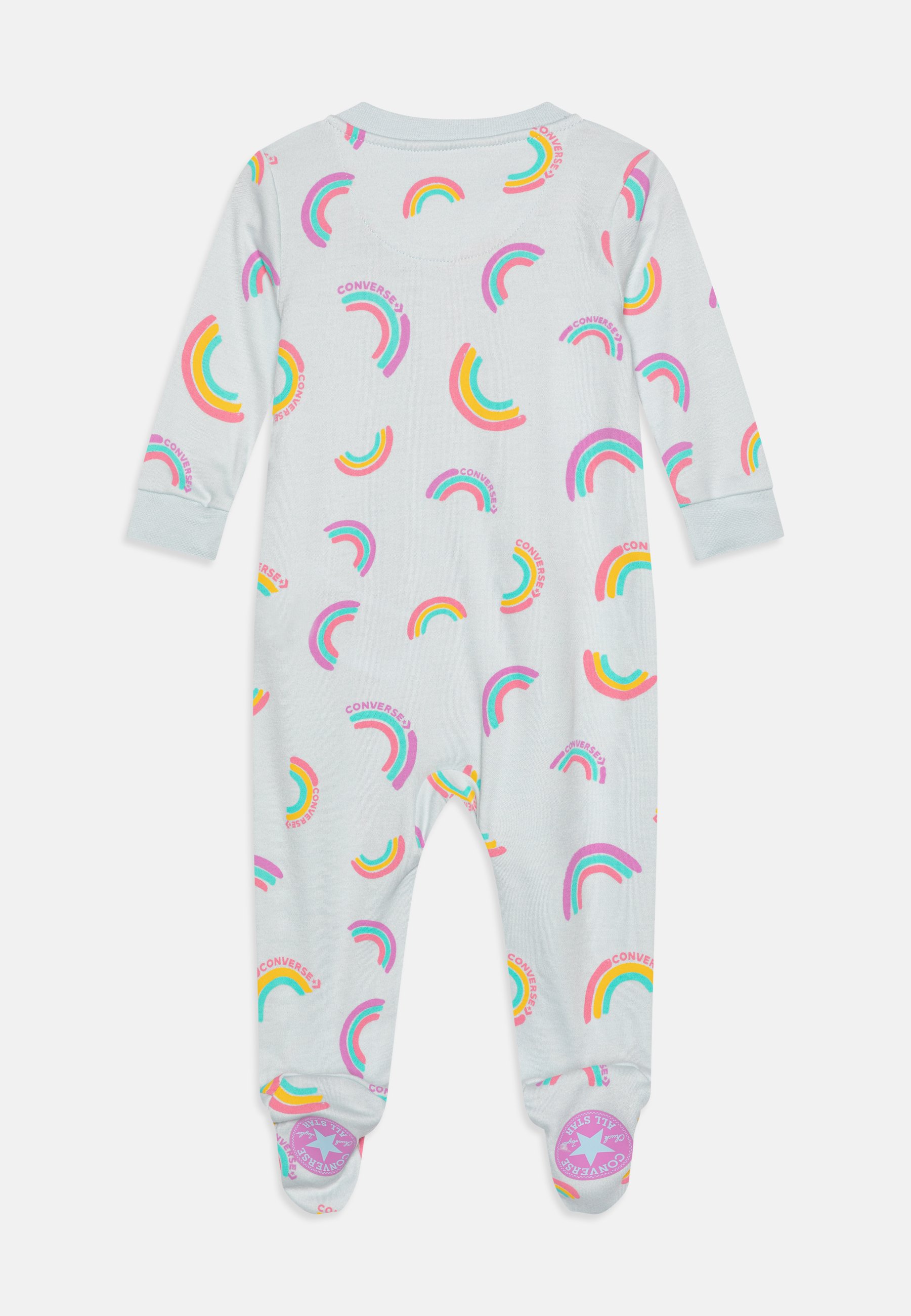 Converse PRINTED FOOTED COVERALL - Sleep suit - chance of rain/light blue
