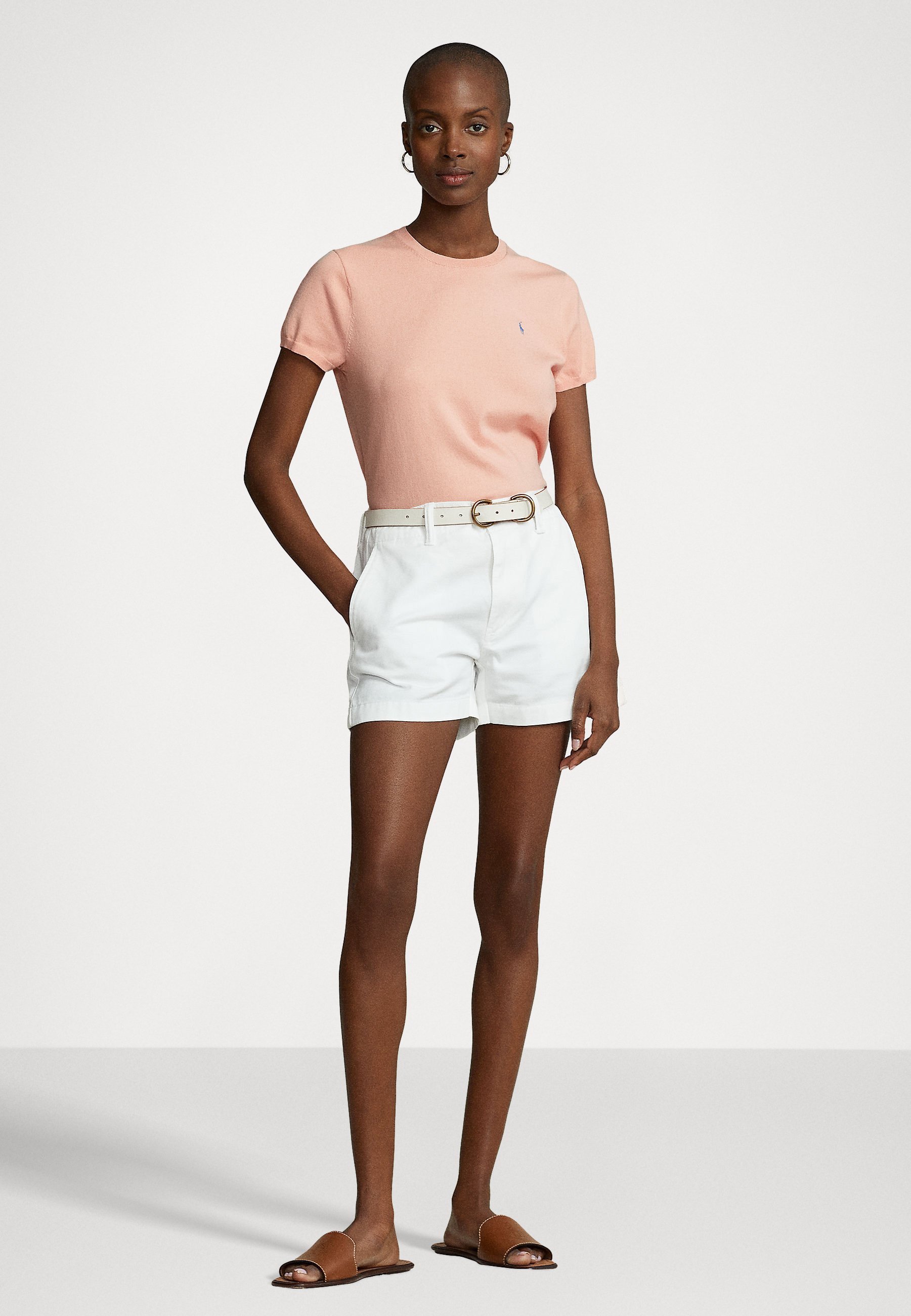 Polo Ralph Lauren CREW - Basic T-shirt - deco coral/orange