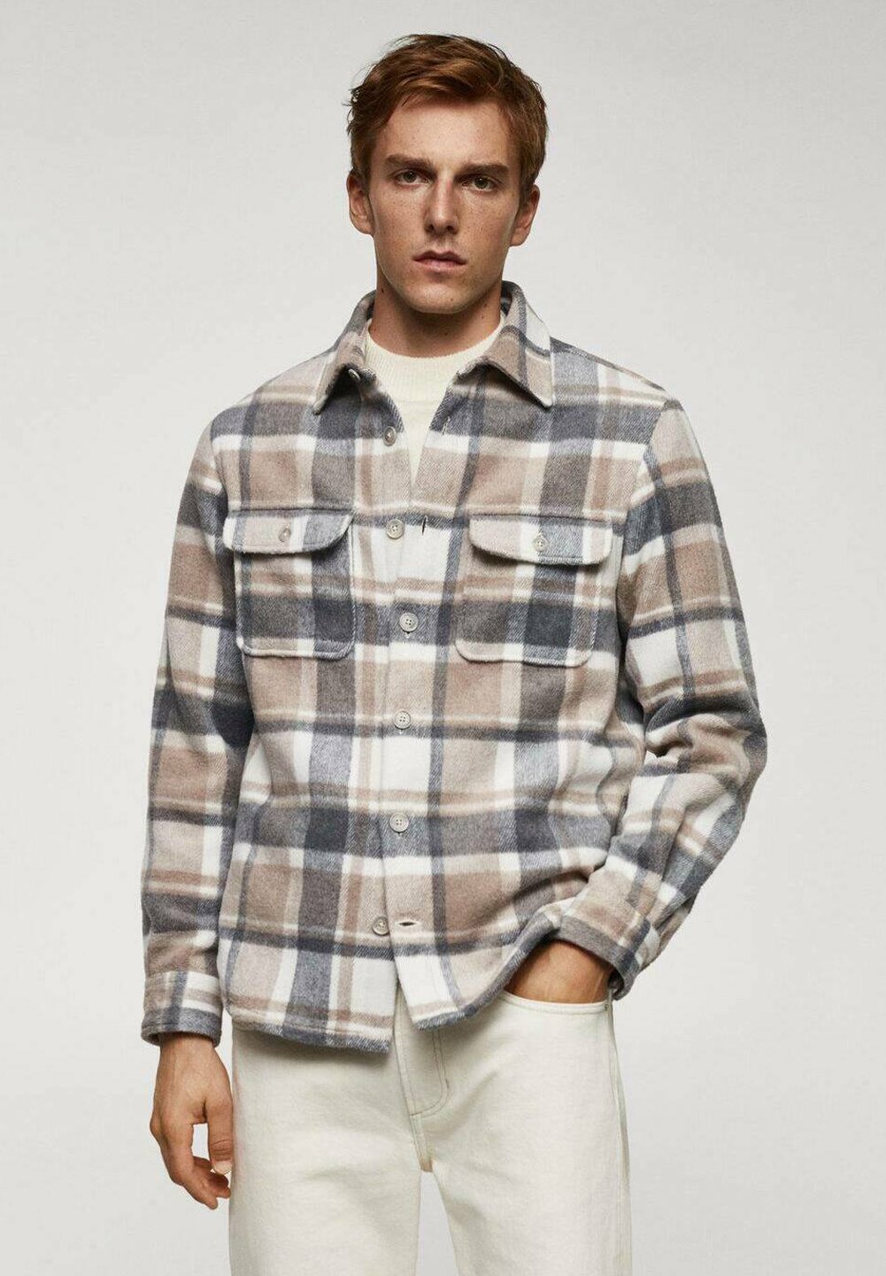 Mango BORSH - Shirt - beige