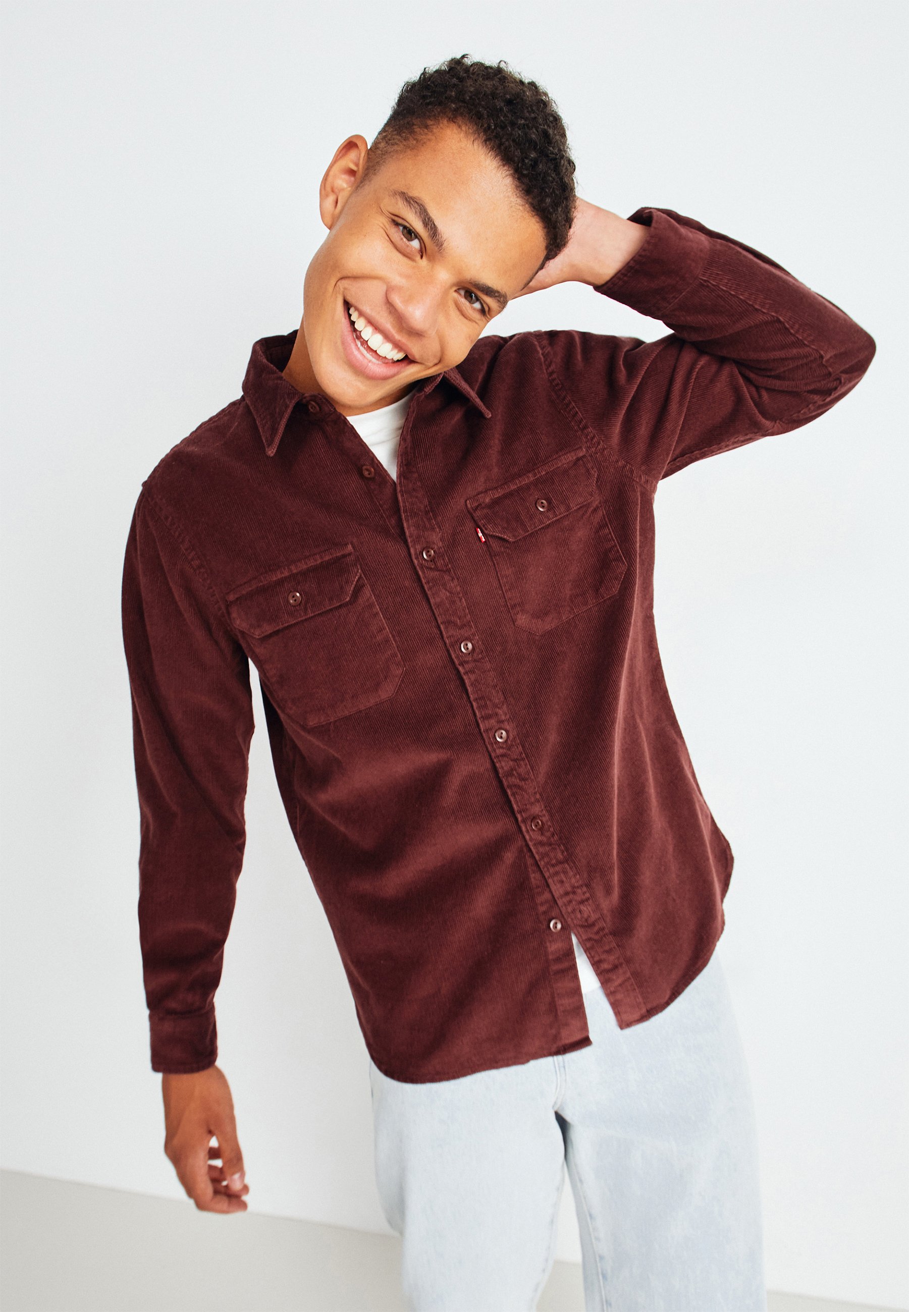 Levi's® JACKSON WORKER - Shirt - decadent chocolate/brown