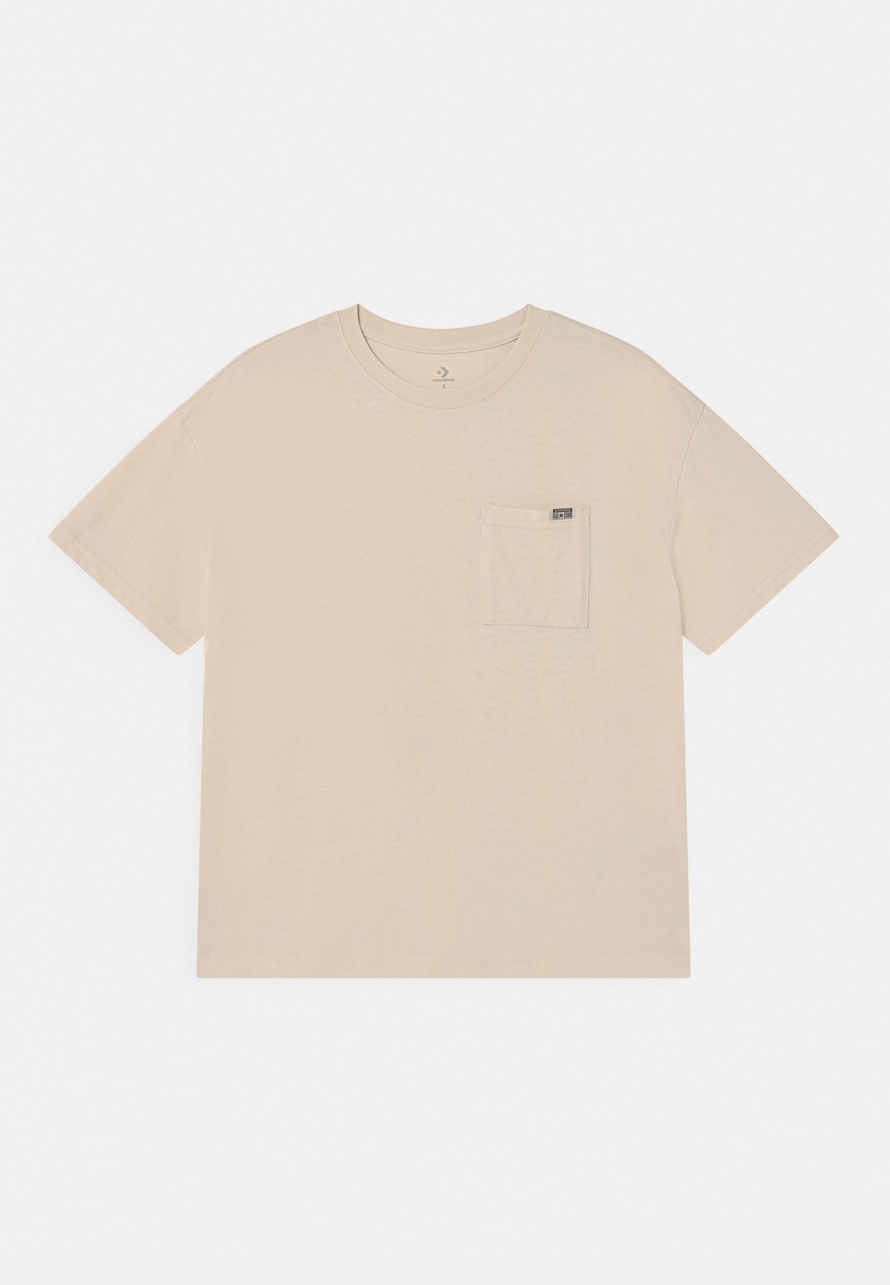 Converse HELIER UNISEX - Basic T-shirt - natural ivory/off-white