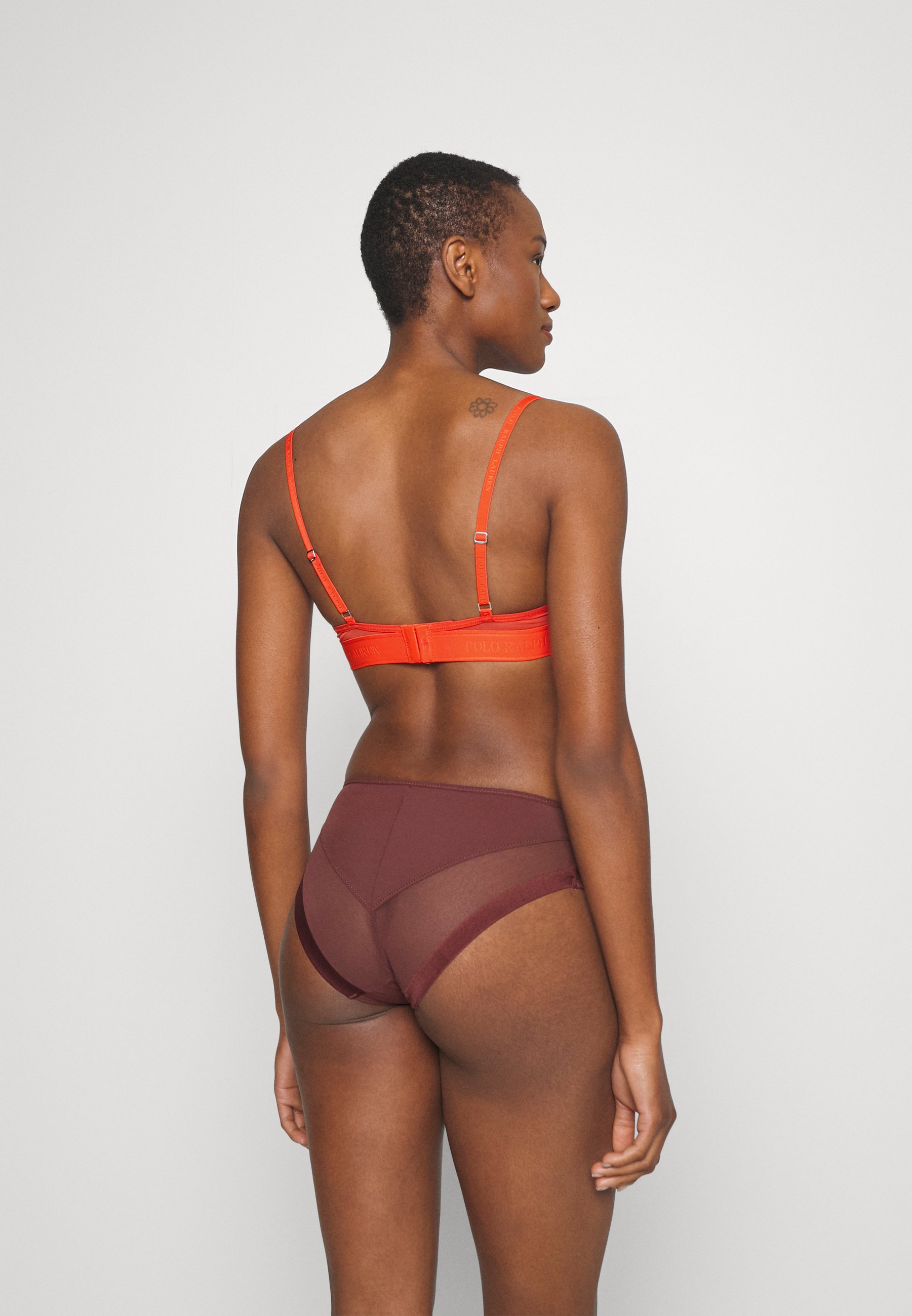 Polo Ralph Lauren UNLINED DEMI BRA - Underwired bra - vermillion/red
