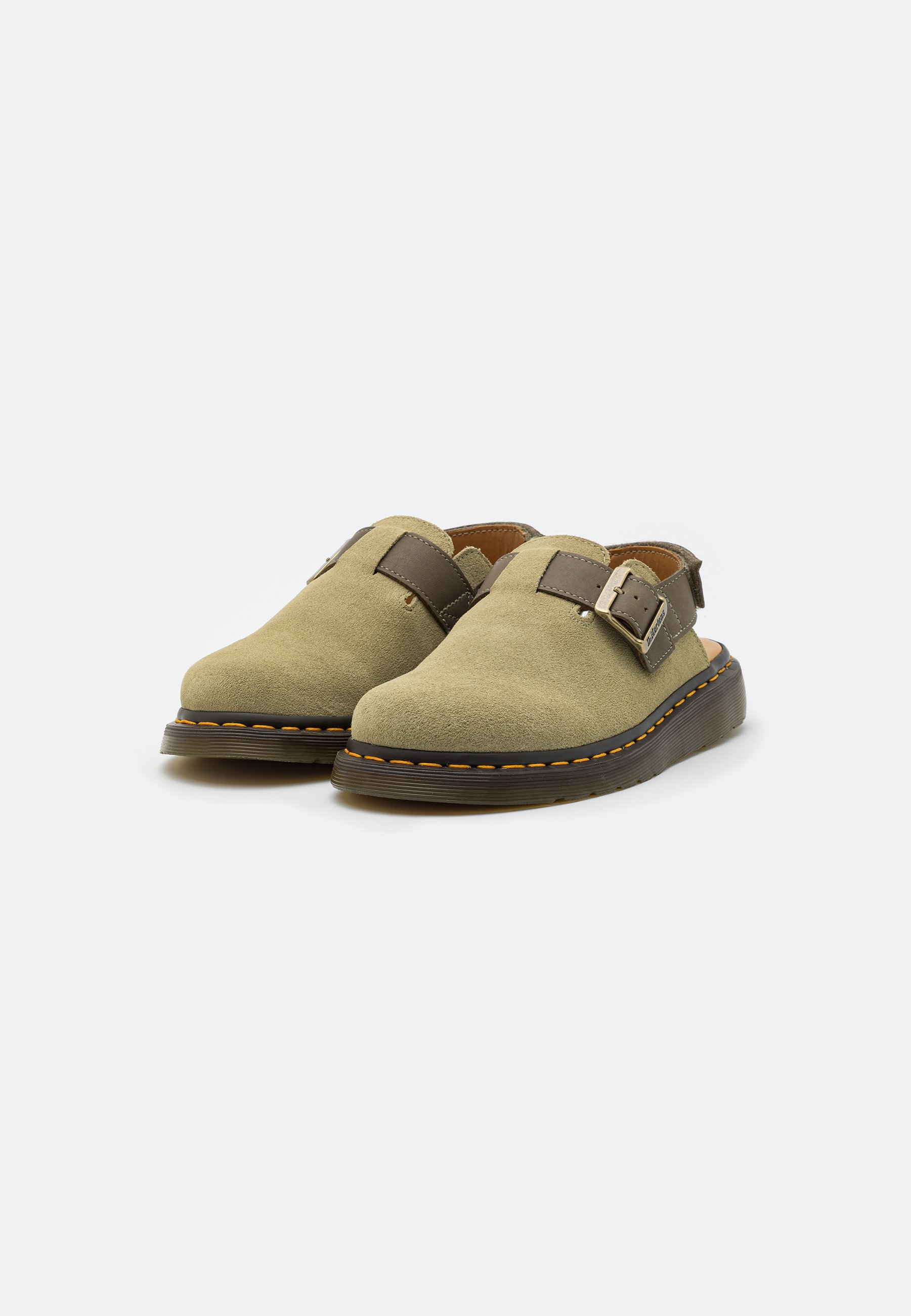 Dr. Martens JORGE II UNISEX - Clogs - pale olive/olive carrara/light green