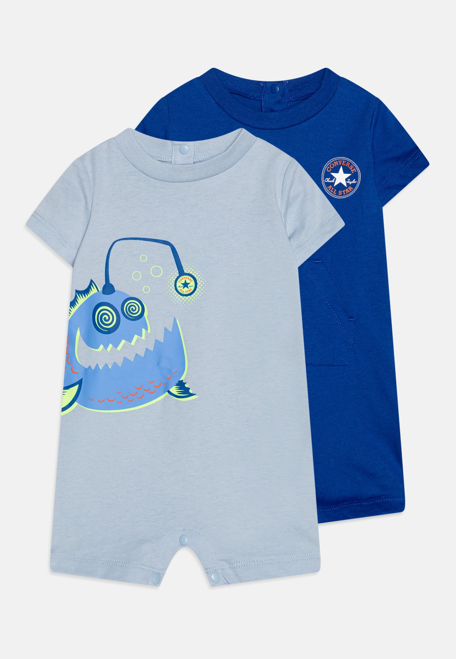 Converse DEEP SEA CRUISERS ROMPER 2 PACK UNISEX - Jumpsuit -  blue/blue