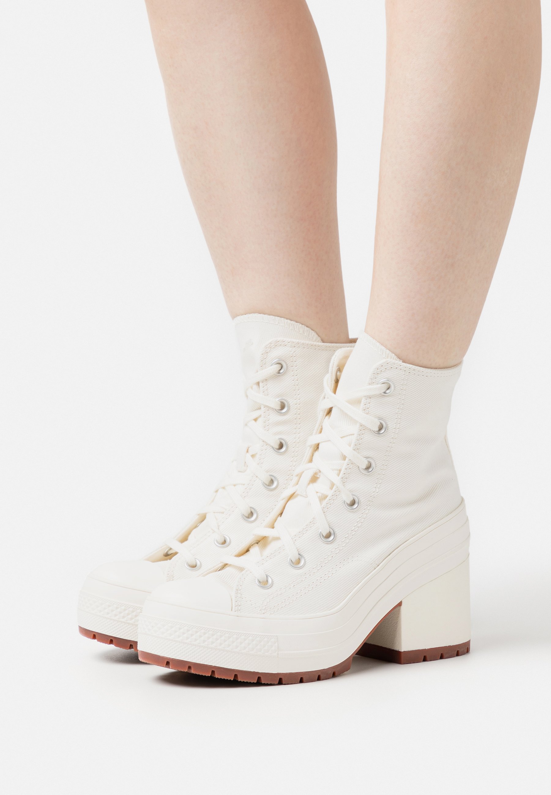 Converse CHUCK 70 DE LUXE HEEL - High-top trainers - off white/off-white