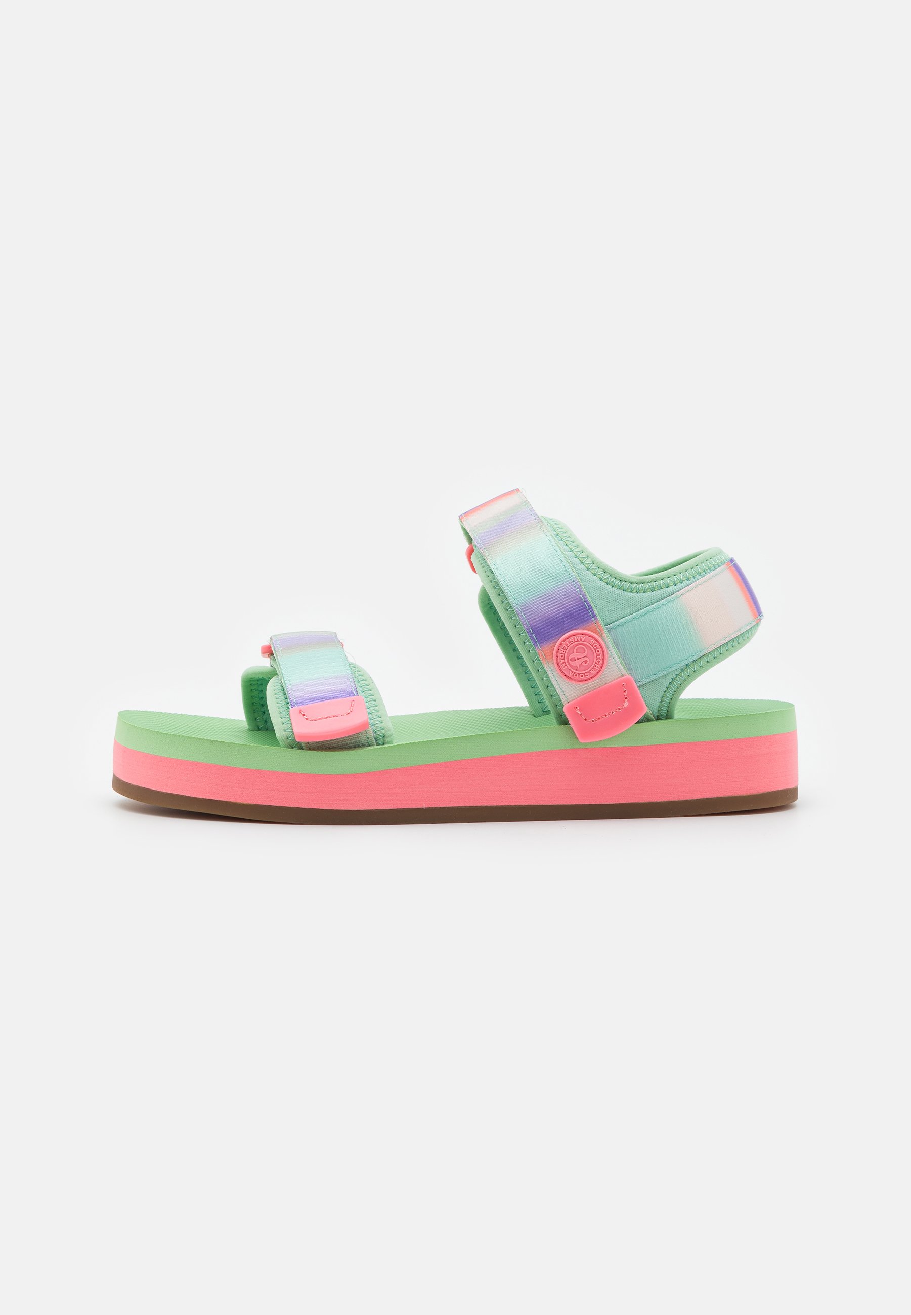 Scotch & Soda LYDIA - Sandals - mint rainbow print/mint