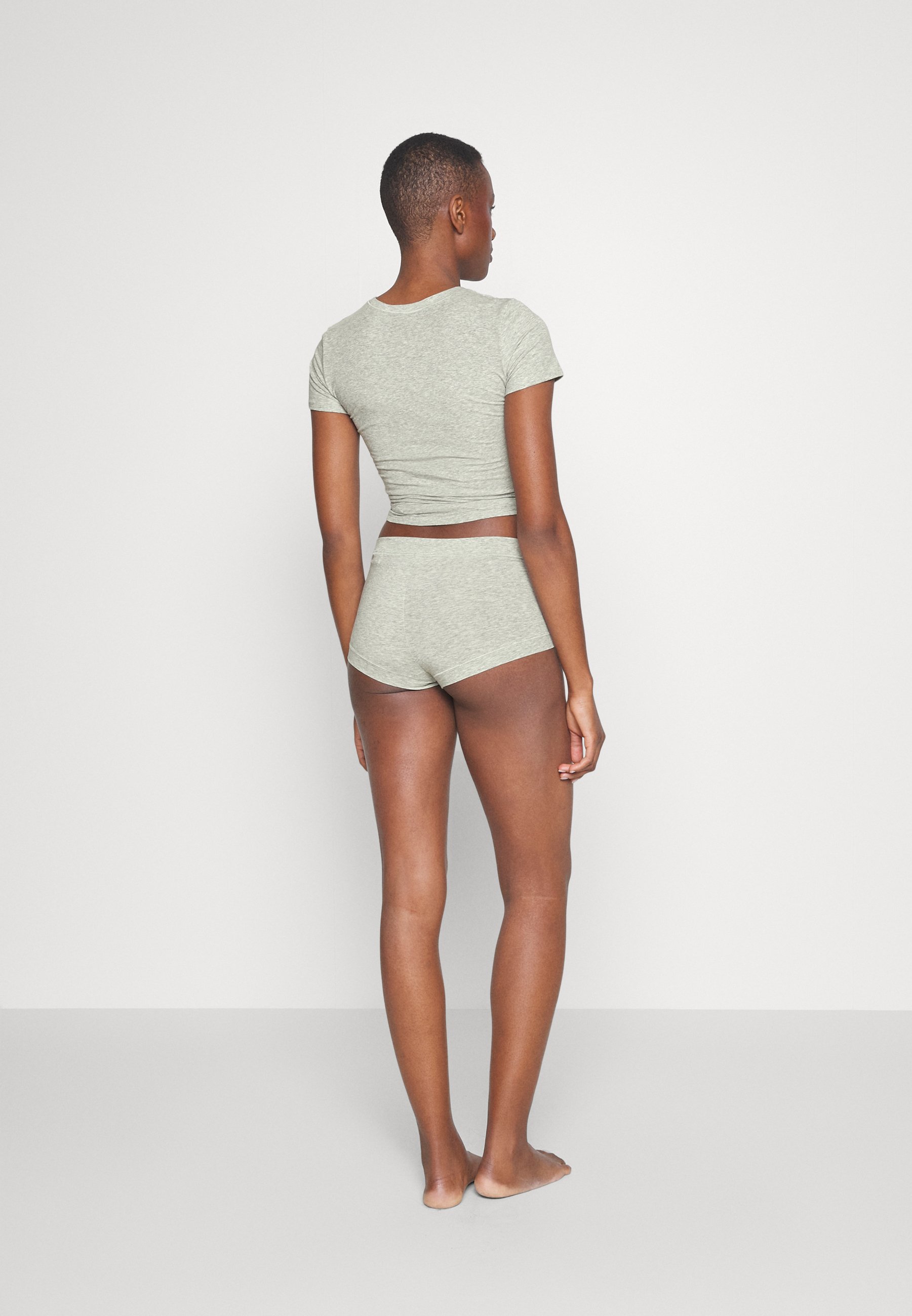 Polo Ralph Lauren GIRL SHORT - Pants - heather grey/grey