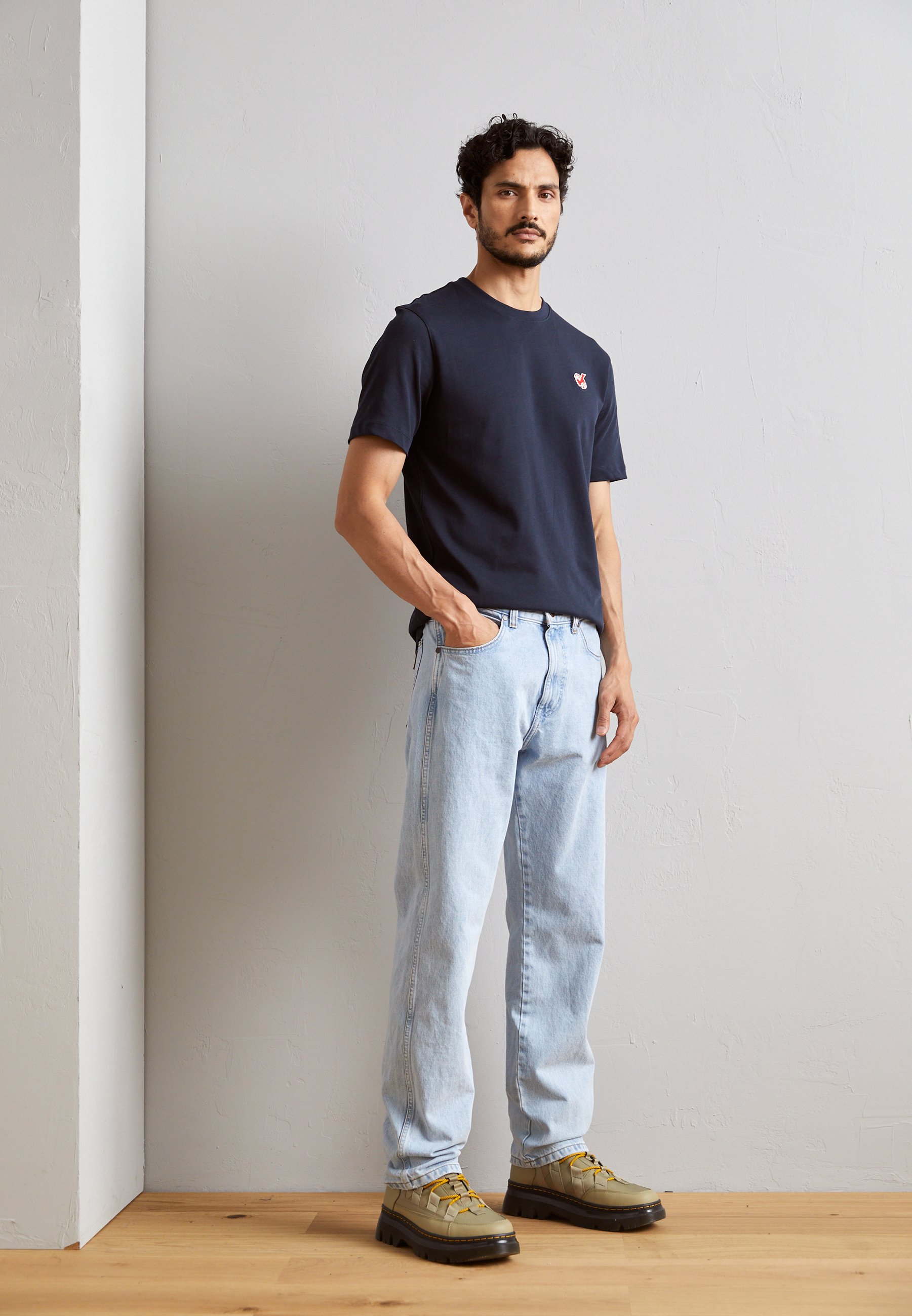 Scotch & Soda THE FREE SPIRIT PEACE BIRD  - Basic T-shirt - night/dark blue
