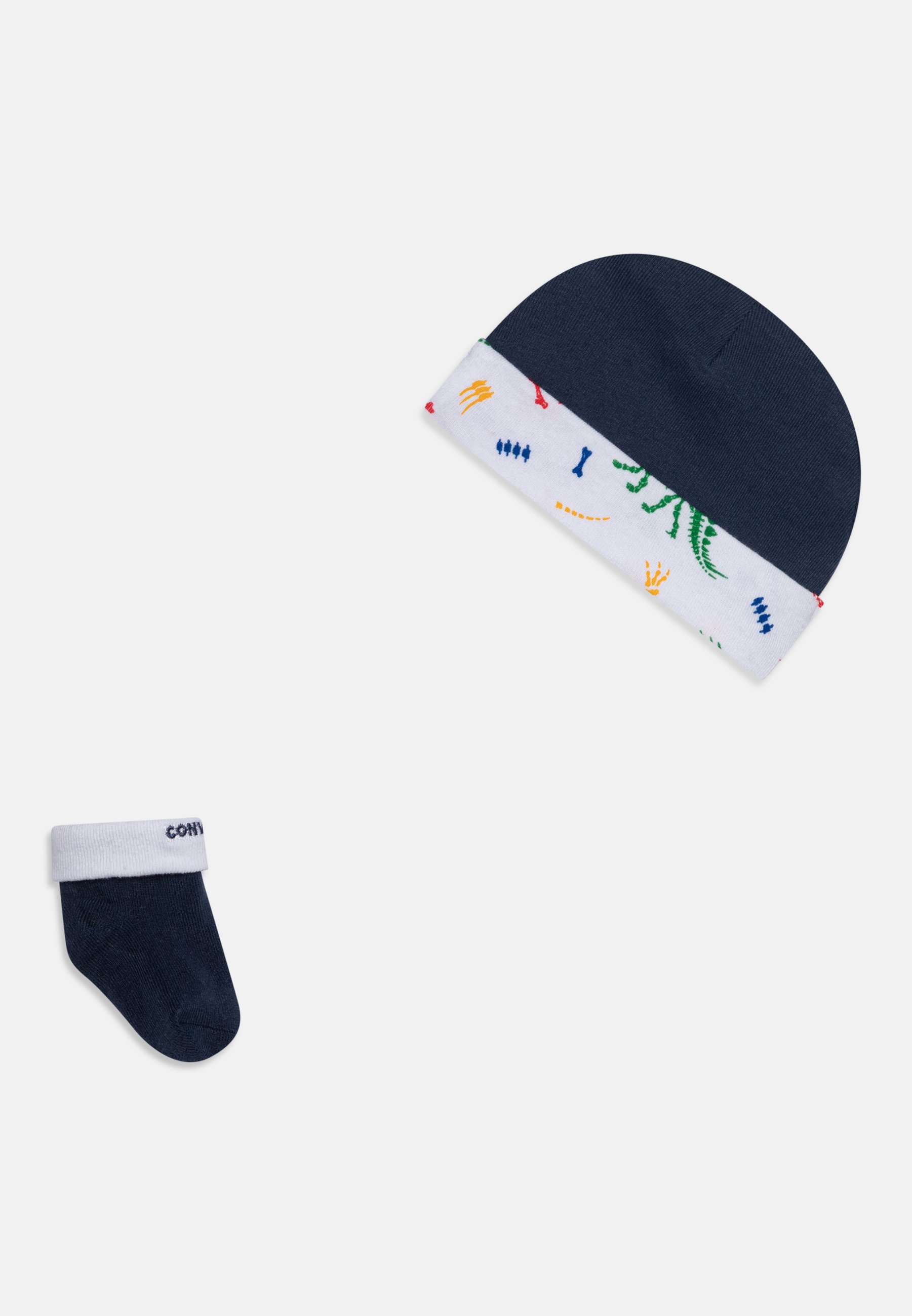 Converse DINOS HAT BOOTIE SET - Socks - navy/dark blue