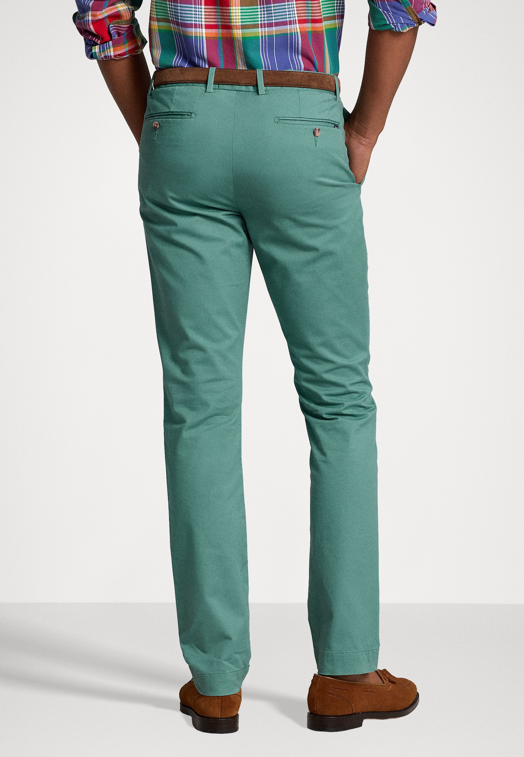 Polo Ralph Lauren FLAT PANT - Chinos - greenscape/green