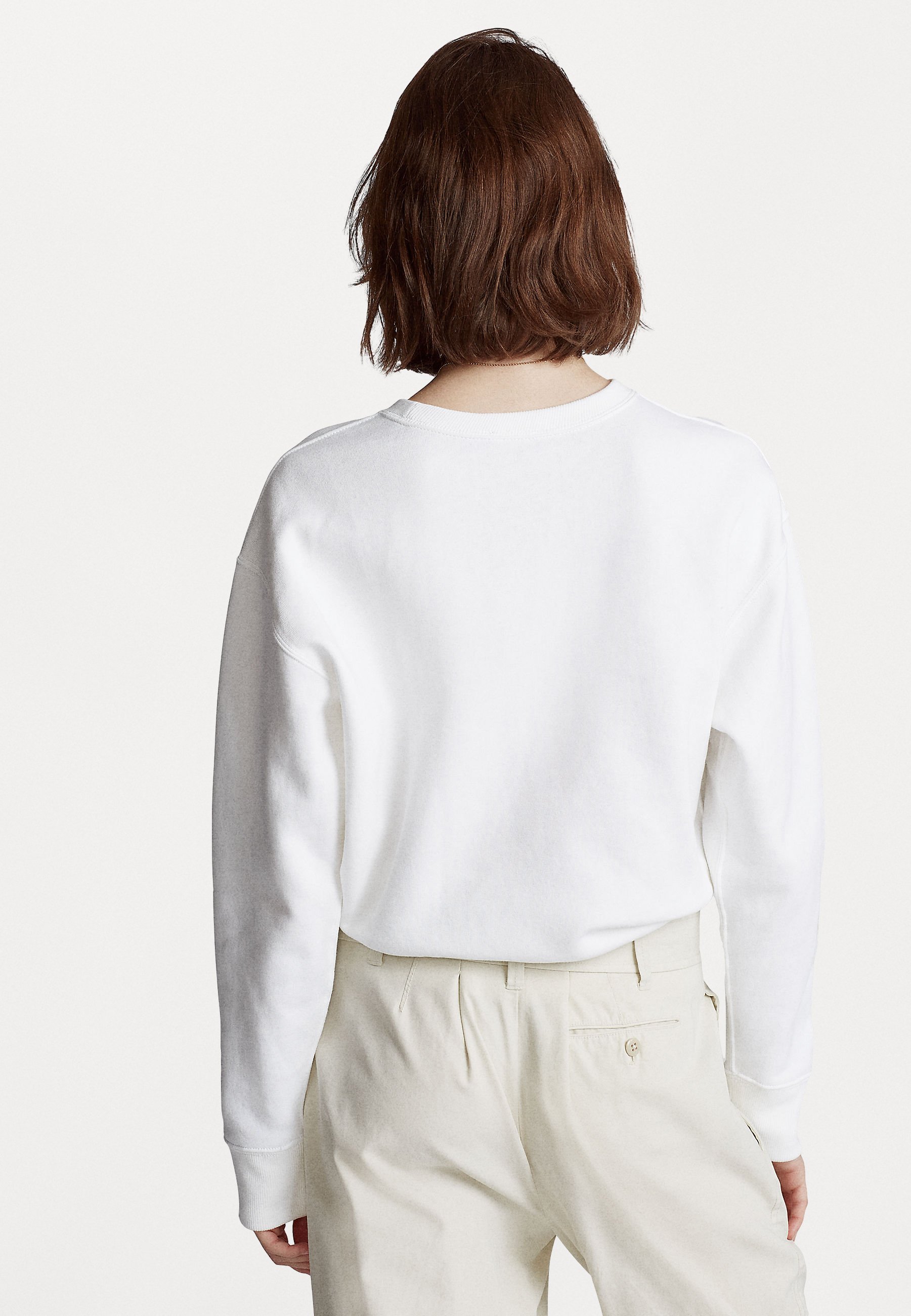 Polo Ralph Lauren LONG SLEEVE - Sweatshirt - white