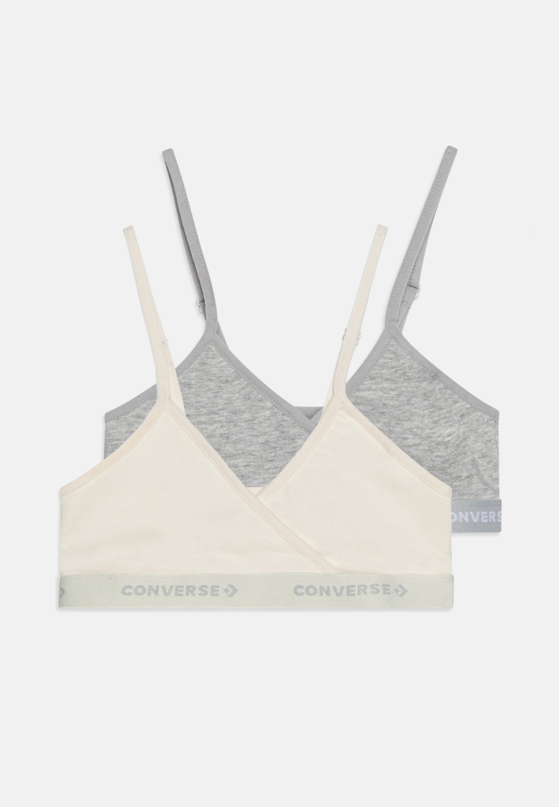 Converse TRIANGLE BRALLETE 2 PACK - Bustier - egret/off-white