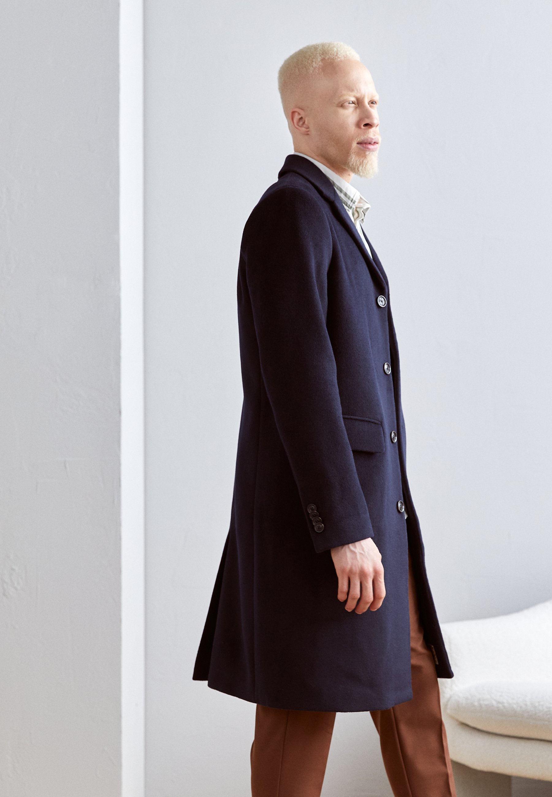 Scotch & Soda CLASSIC BLEND OVERCOAT - Classic coat - night/dark blue