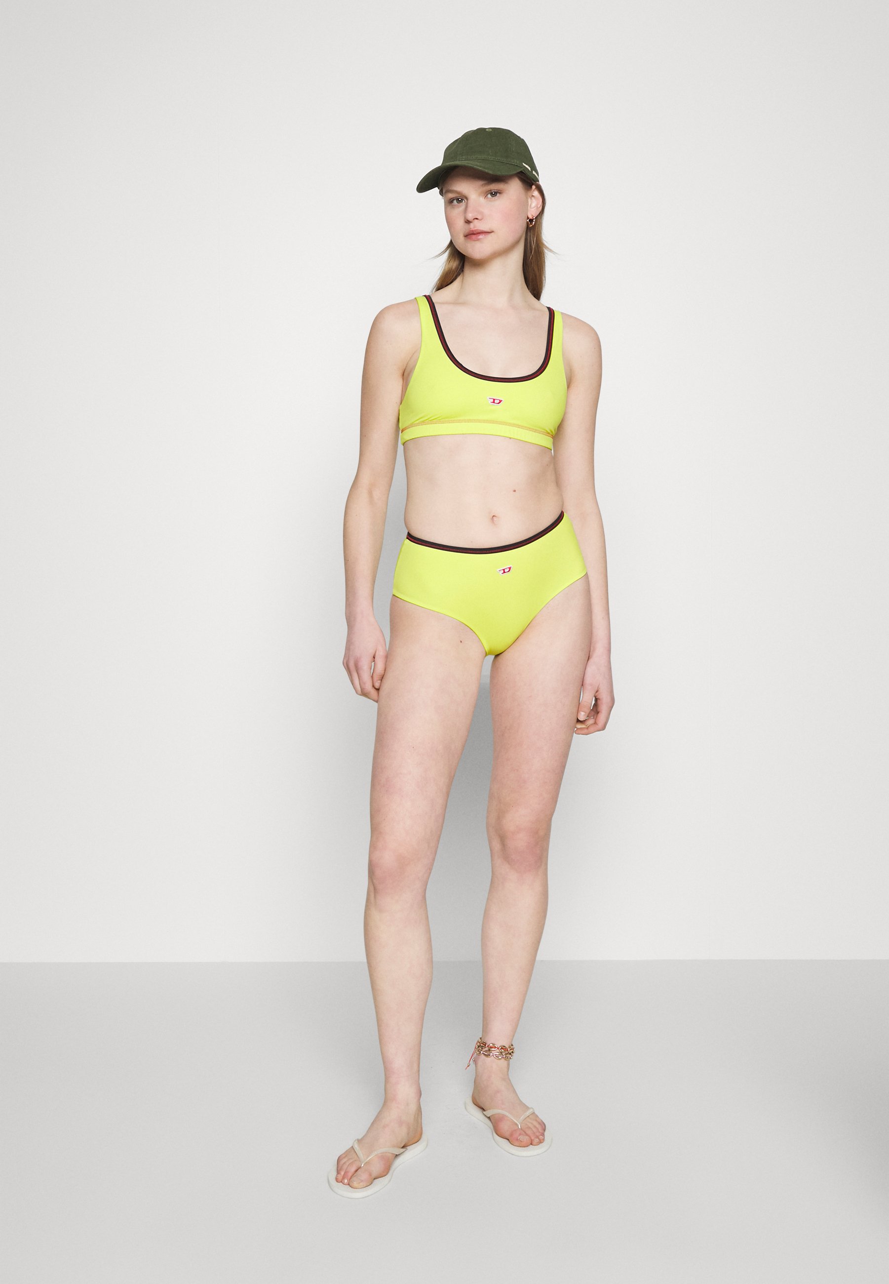 Diesel JUDY - Bikini top - yellow