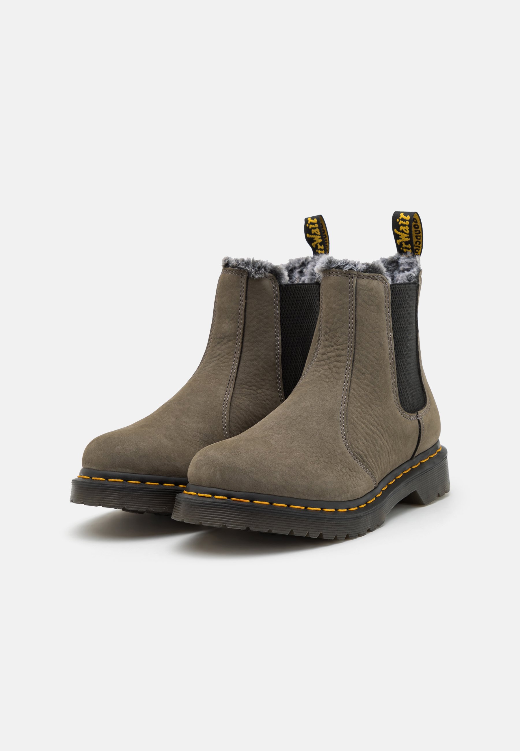 Dr. Martens LEONORE - Classic ankle boots - grey/black/grey