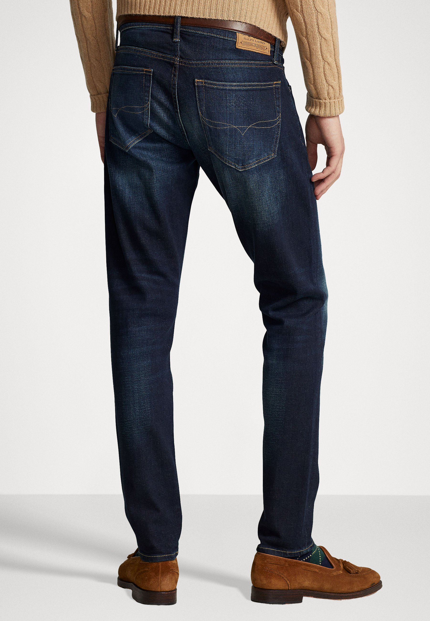 Polo Ralph Lauren ELDRIDGE SKINNY STRETCH JEANS - Slim fit jeans - murphy stretch/dark-blue denim