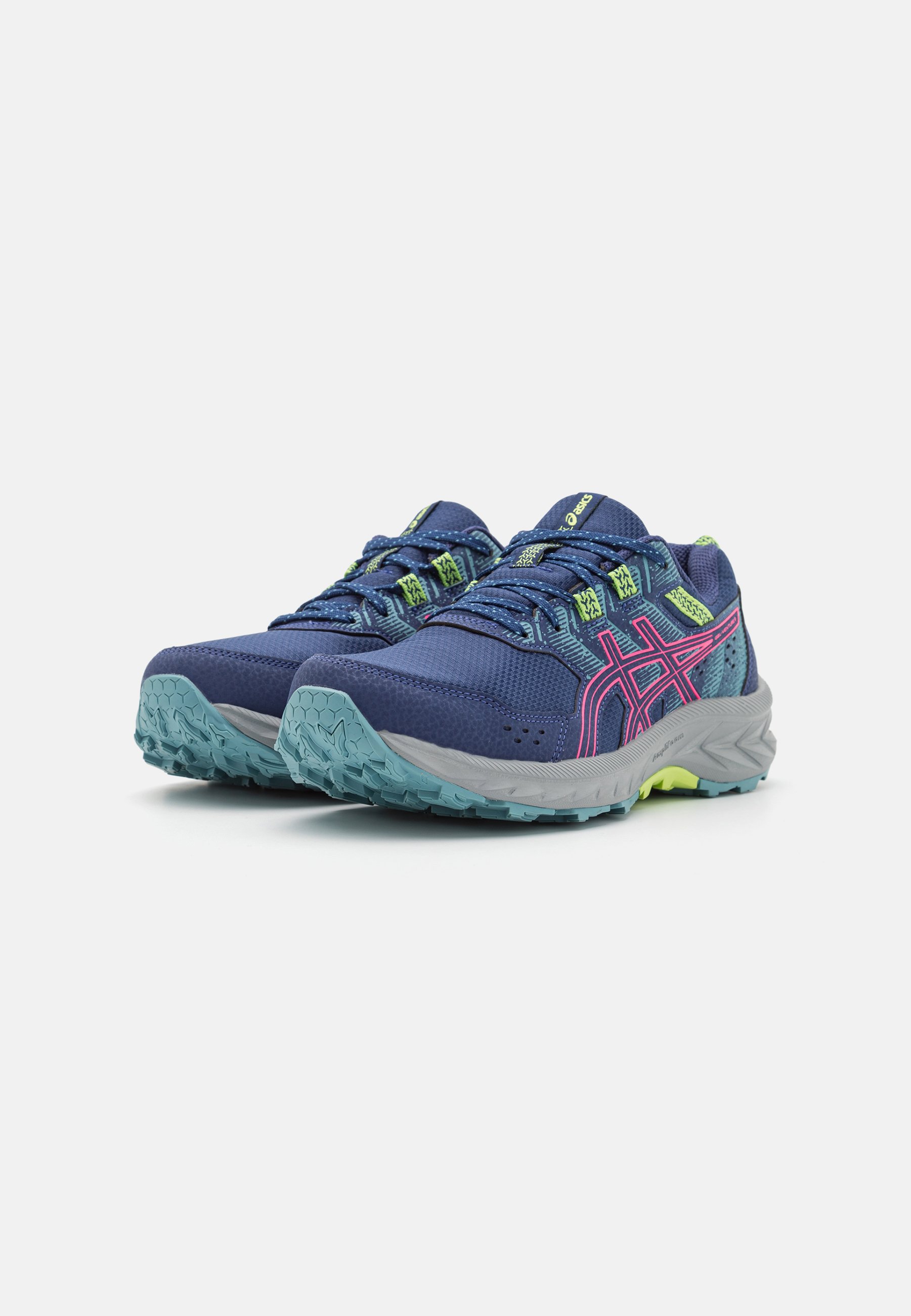 ASICS GEL-VENTURE 9 - Trail running shoes - black/hot pink/black