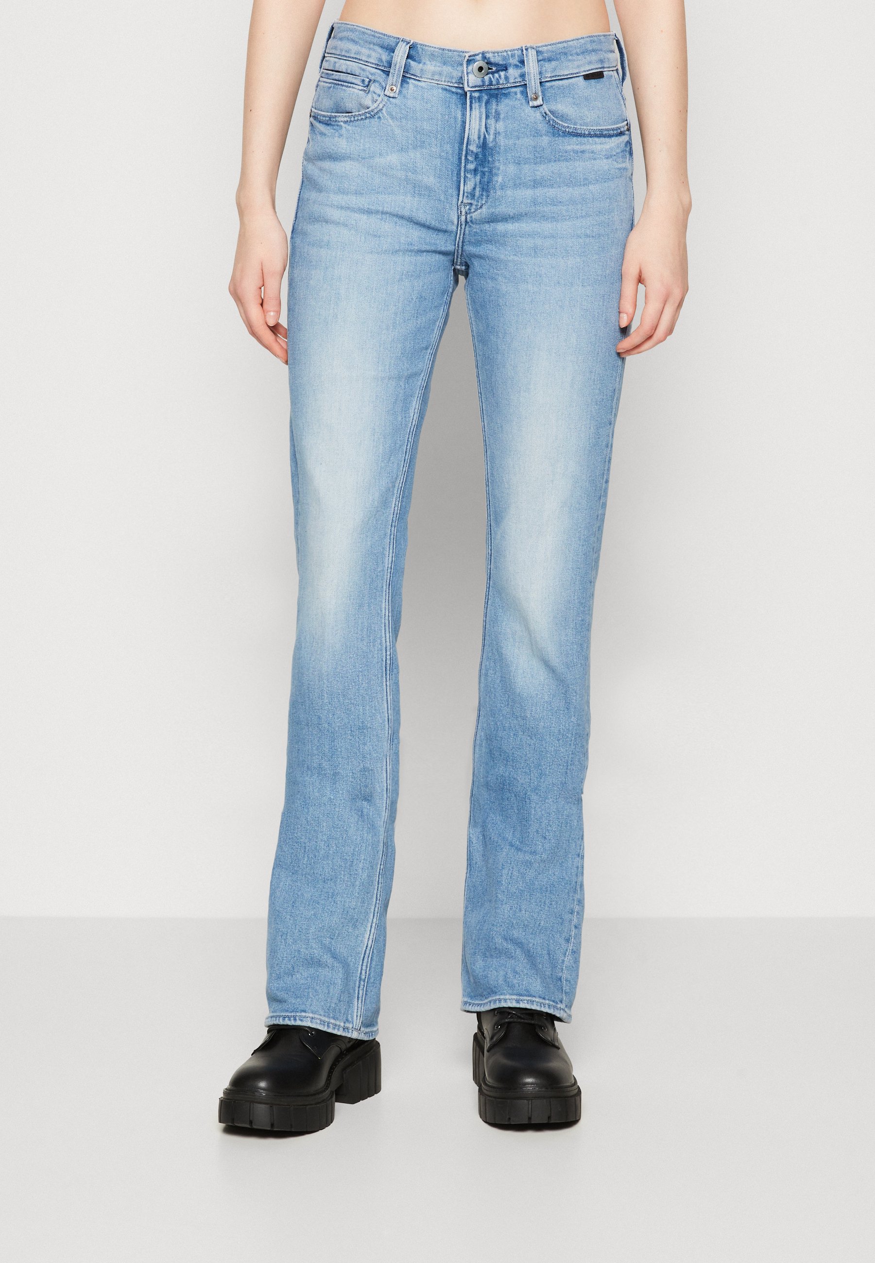 G-Star NOXER BOOTCUT - Bootcut jeans - faded niagara/blue denim