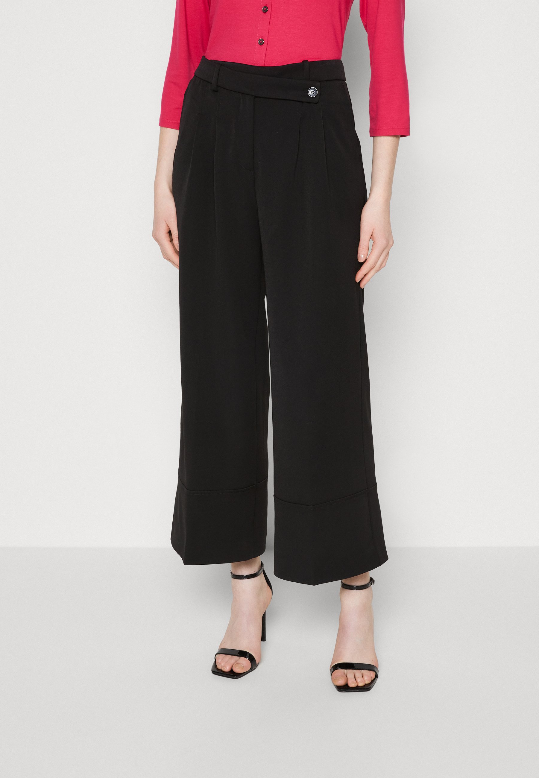 Esprit CULOTTE - Trousers - black