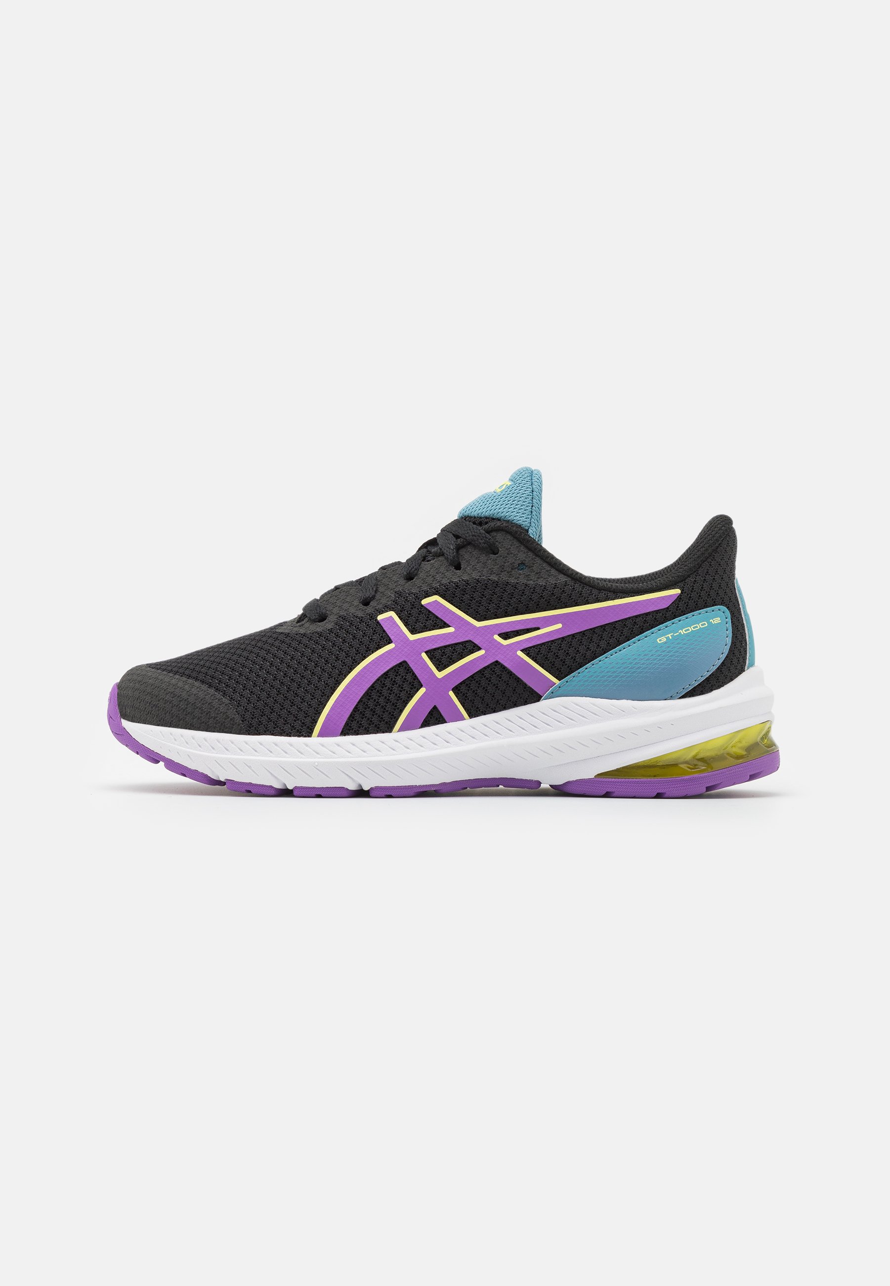 ASICS GT-1000 12 UNISEX - Neutral running shoes - black/cyber grape/black