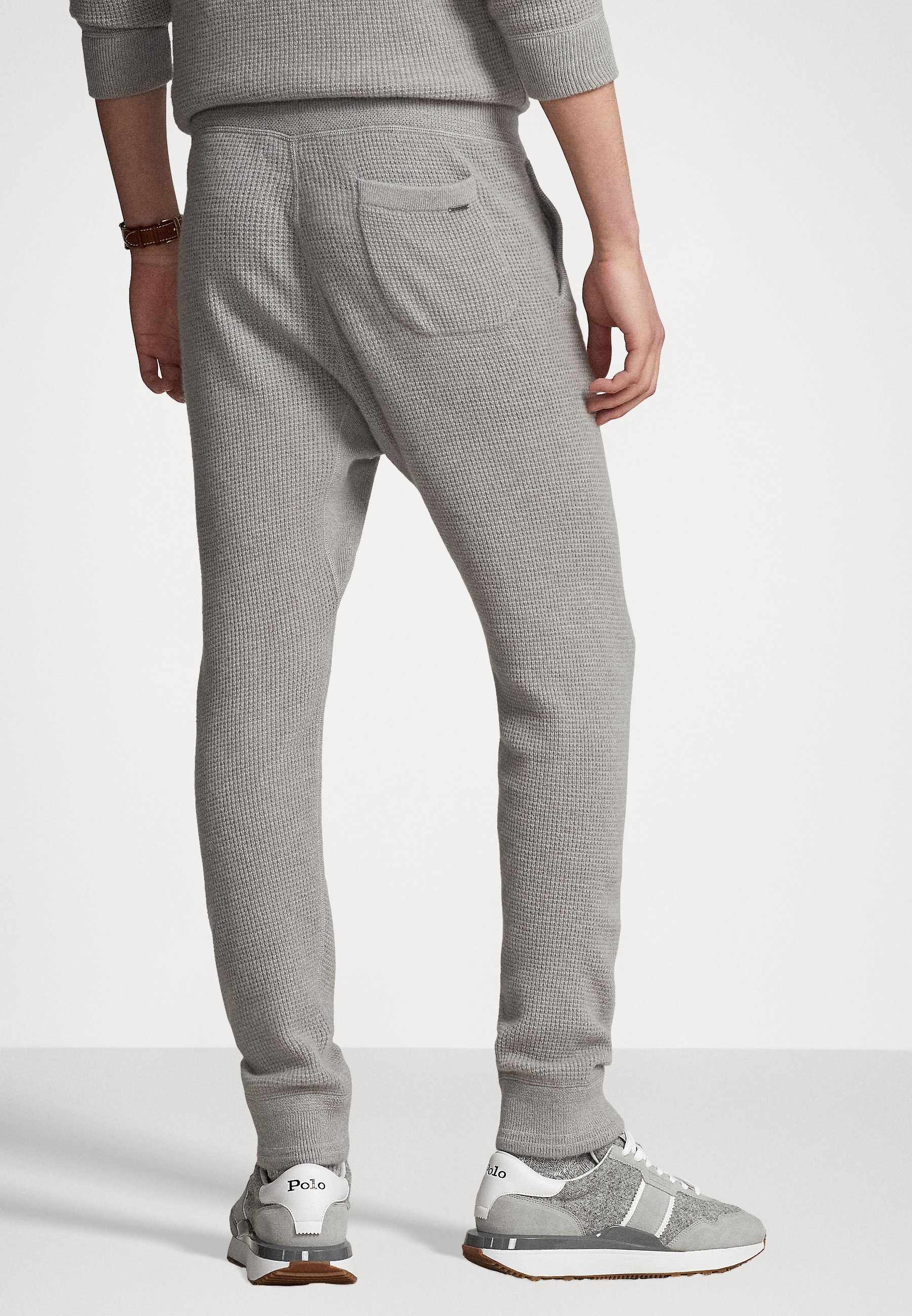 Polo Ralph Lauren BOX PANT ATHLETIC - Trousers - blazer grey heather/grey