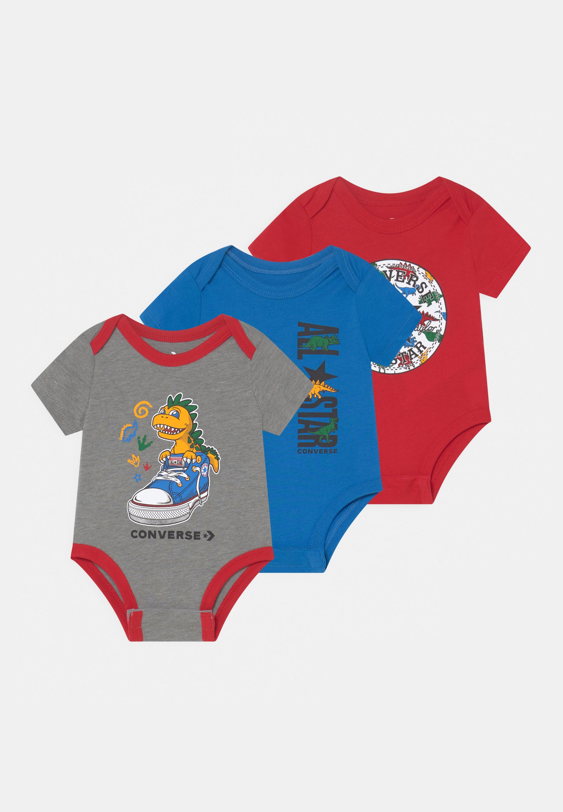 Converse DINO UNISEX 3 PACK - Body - grey heather/multi-coloured