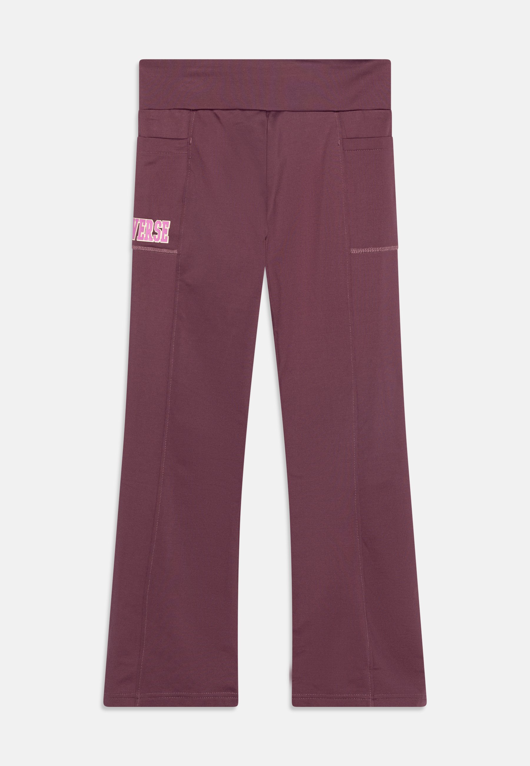 Converse HIGH RISE FLARED - Leggings - Trousers - dreamy dahlia/pink